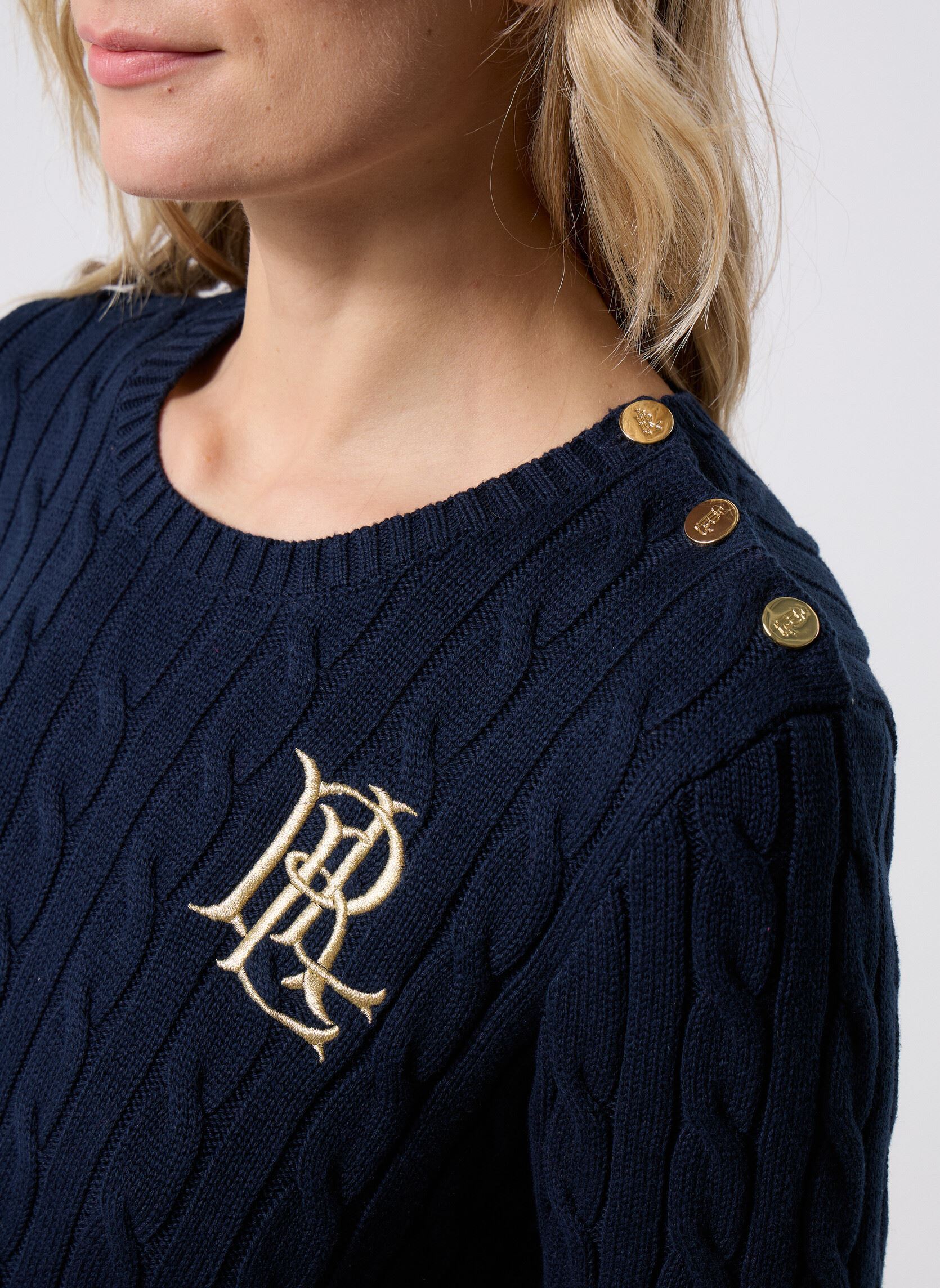 Pulls Montiva-Long Sleeve-Pullover 20093222300 femme bleu Lauren Ralph Lauren Pulls Montiva-Long Sleeve-Pullover 20093222300 femme bleu Lauren Navy