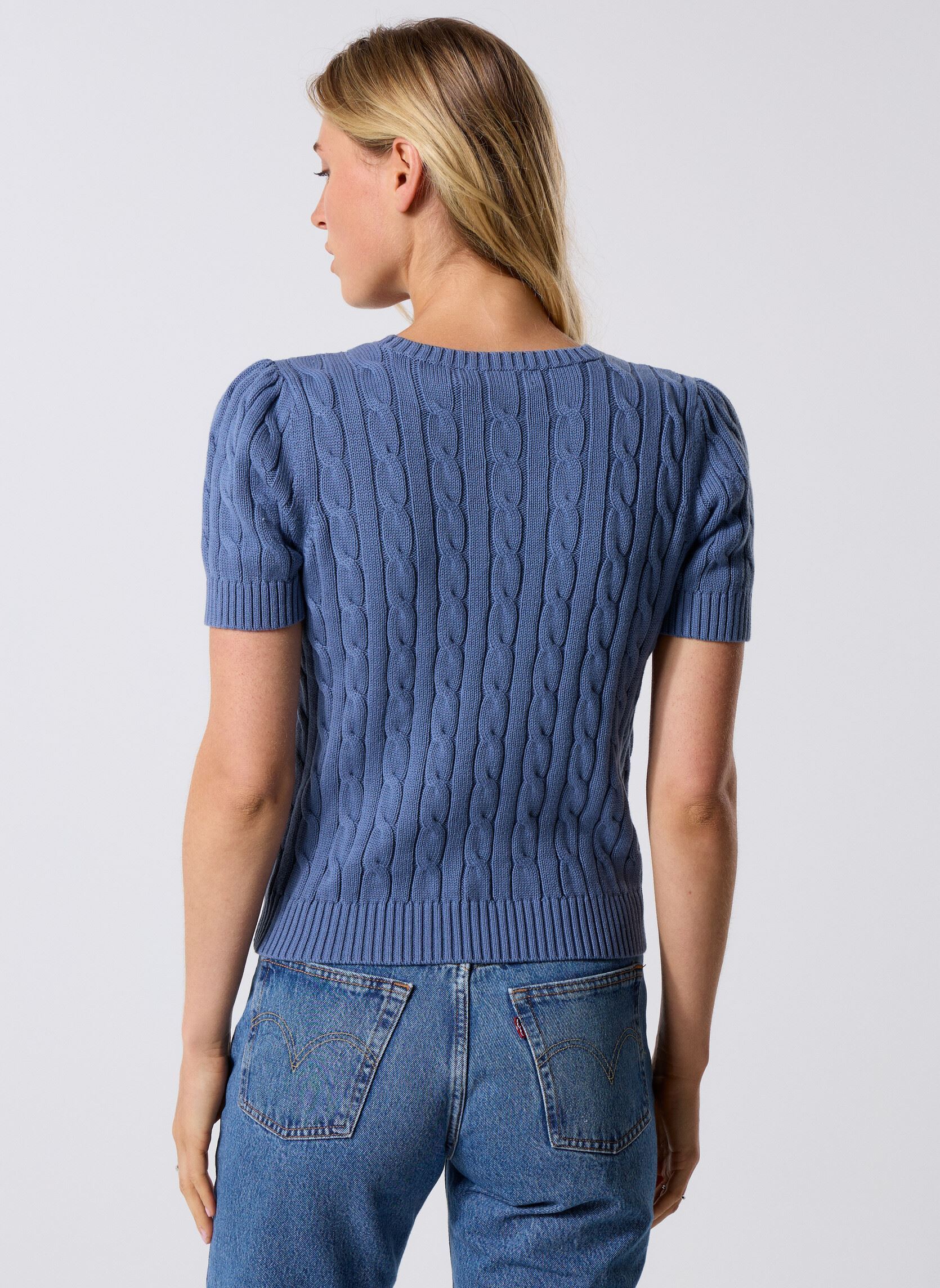 Pullover Tarjyll-Short Sleeve-Pullover 2009769890 damen blau Lauren Ralph Lauren Pullover Tarjyll-Short Sleeve-Pullover 2009769890 damen blau CAPRI BLUE