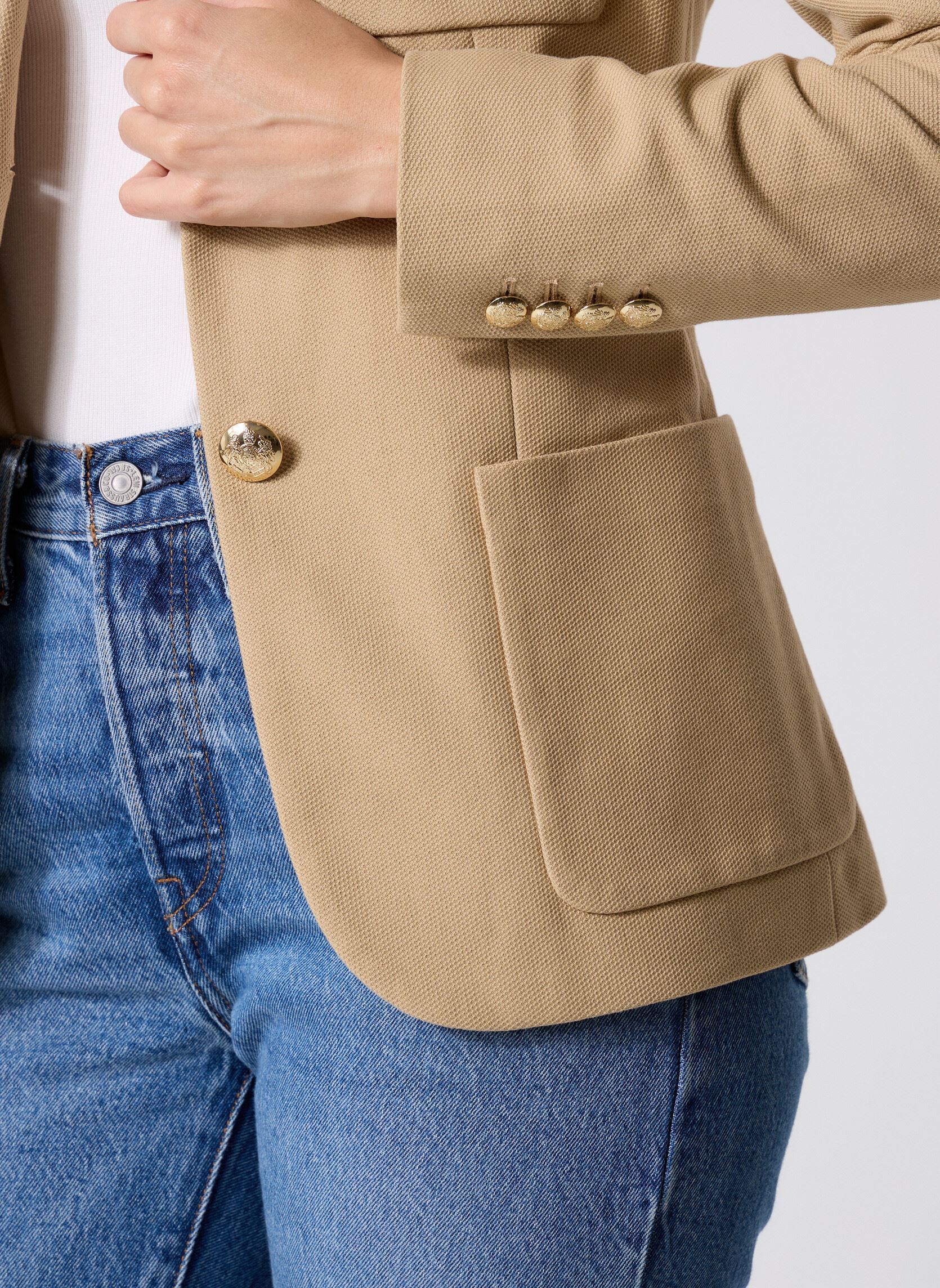 Blazer Anfisa-Lined-Jacket 200797305013 dames beige Lauren Ralph Lauren Blazer Anfisa-Lined-Jacket 200797305013 dames beige Birch Tan