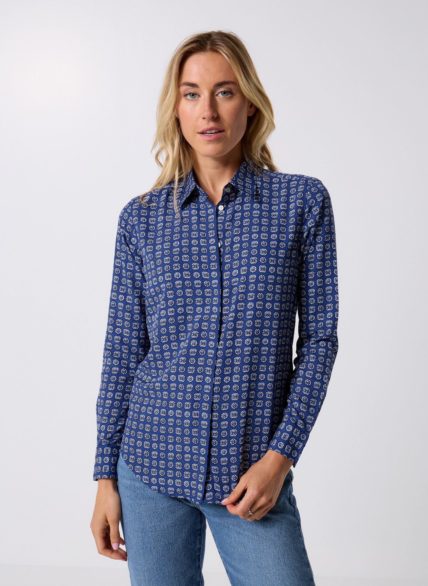 Vêtements Lauren Ralph Lauren Kristy Long Sleeve Button Front Shirt 200970743001 pour Accessoires