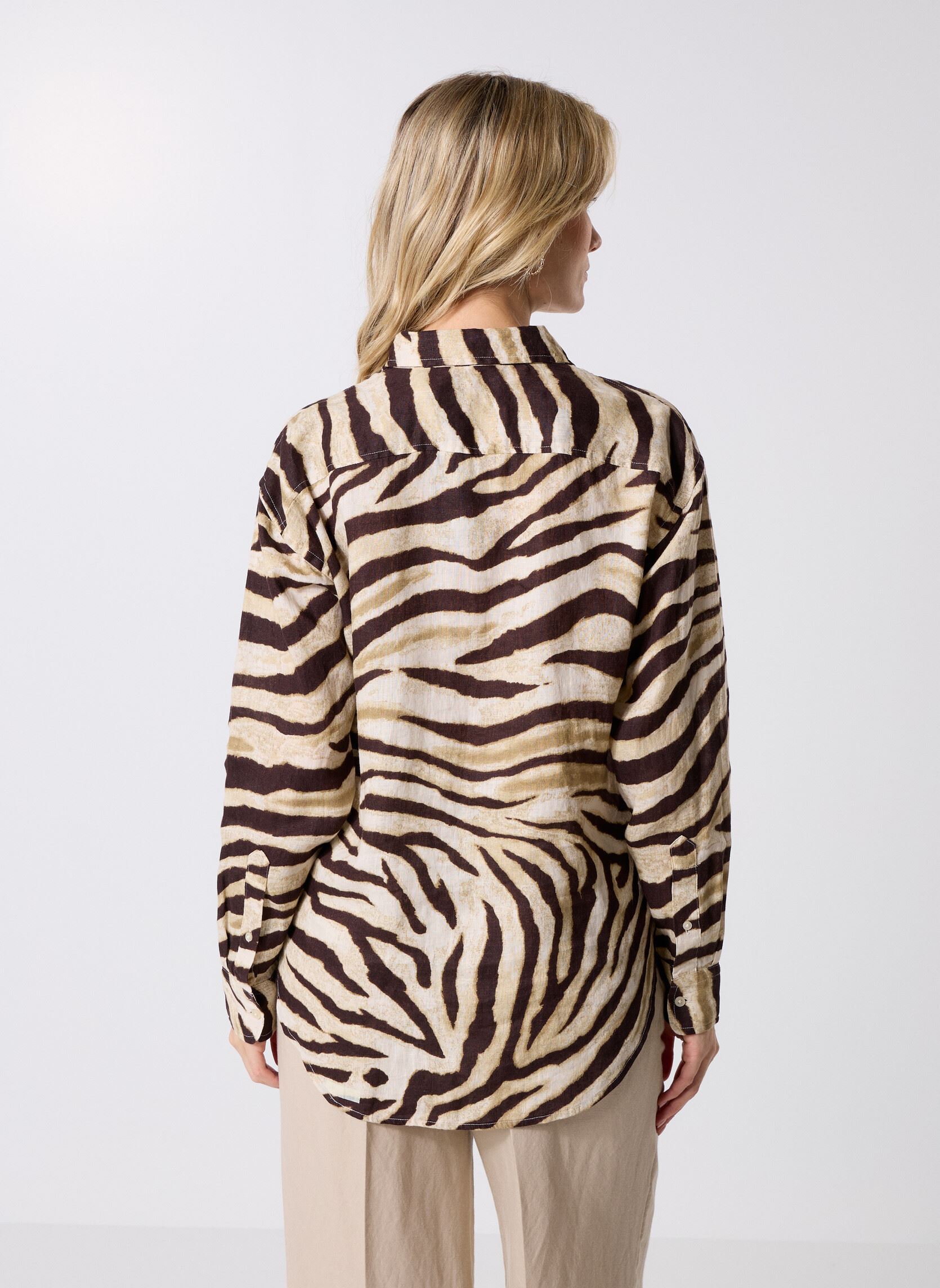 Chemises manches longues Kotta-Long Sleeve-Button Front Shirt 200 femme blanc Lauren Ralph Lauren Chemises manches longues Kotta-Long Sleeve-Button Front Shirt 200 femme blanc Cream/Brown