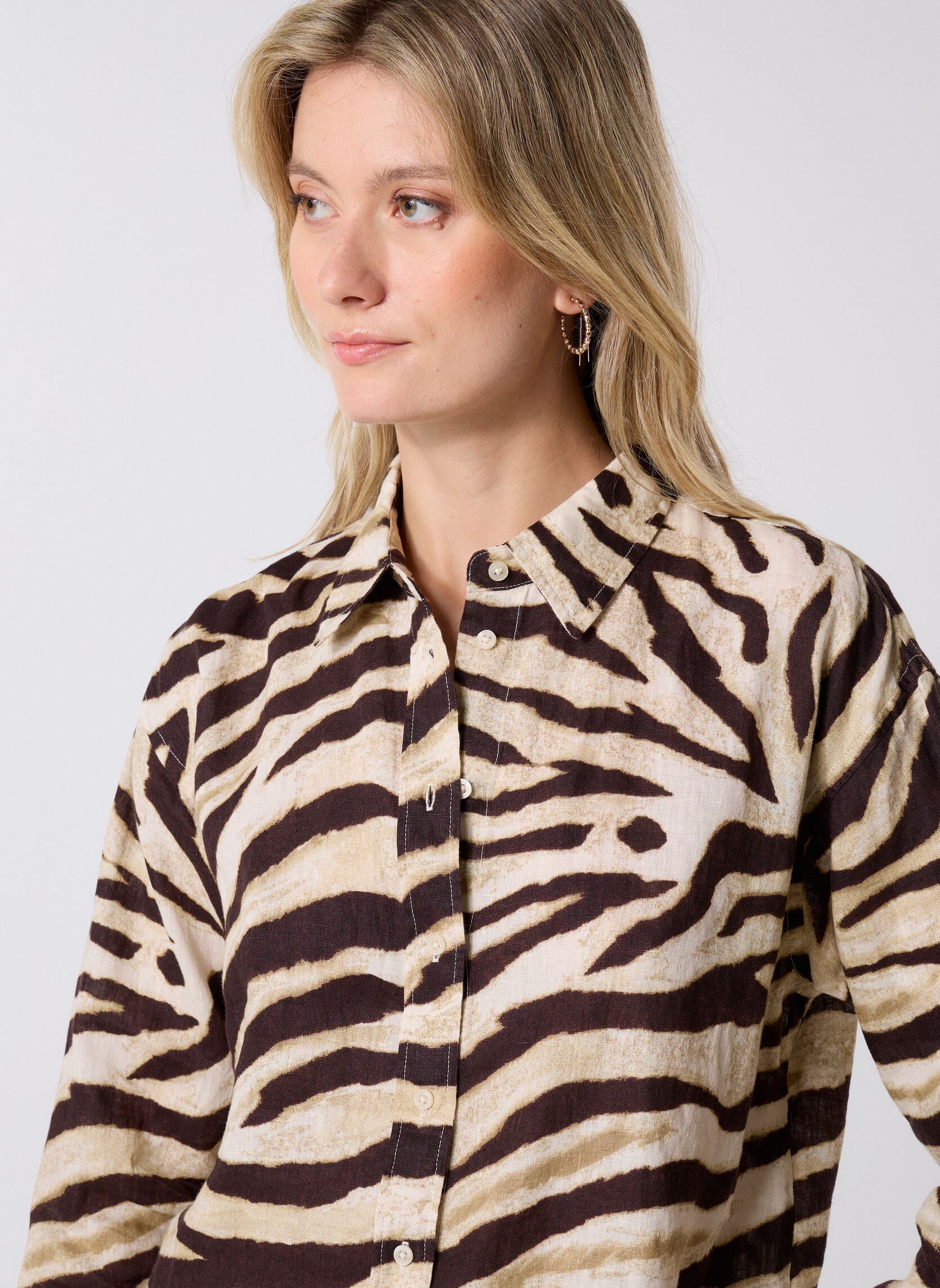 Chemises manches longues Kotta-Long Sleeve-Button Front Shirt 200 femme blanc Lauren Ralph Lauren Chemises manches longues Kotta-Long Sleeve-Button Front Shirt 200 femme blanc Cream/Brown