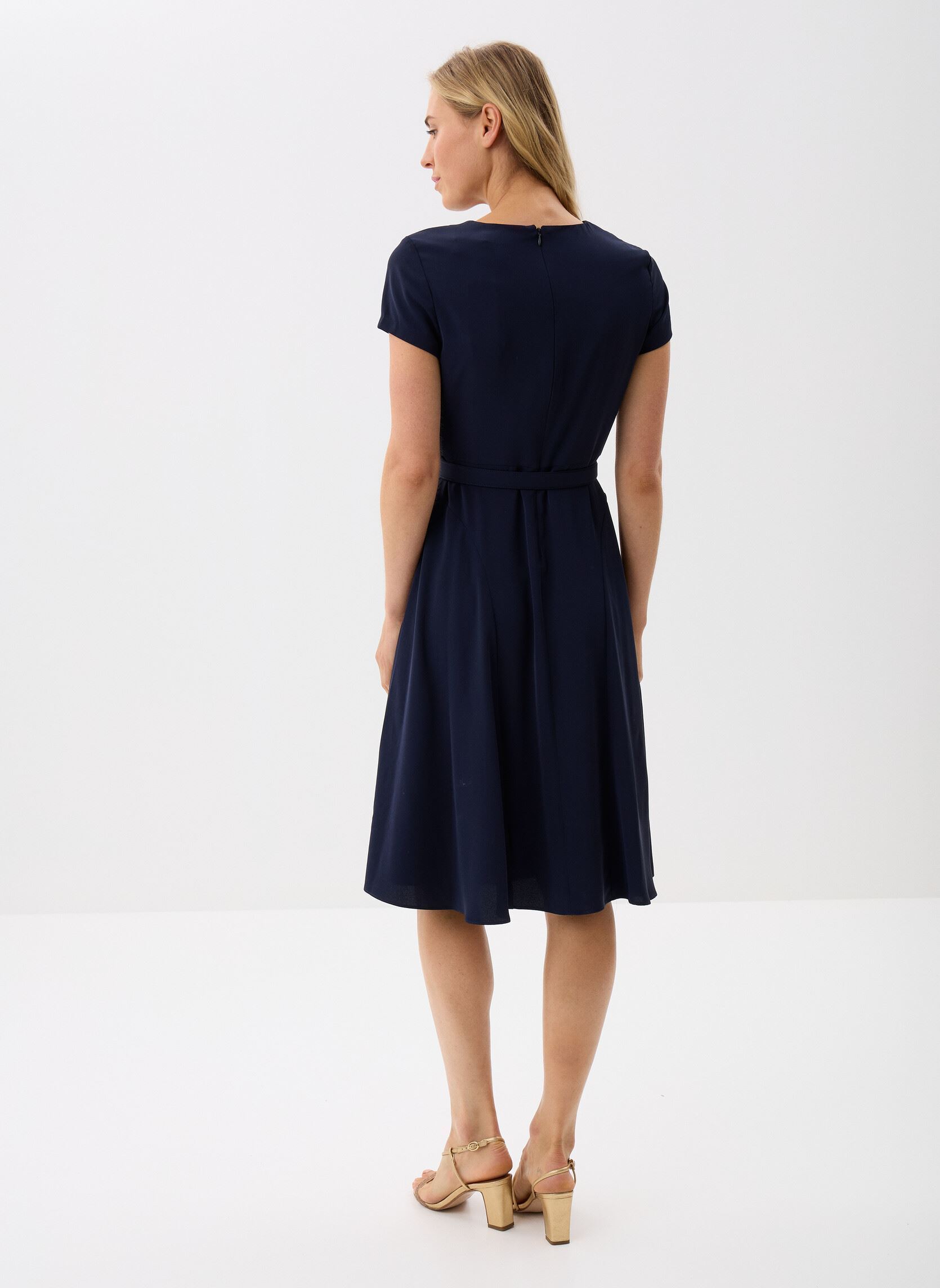 Robes Brygitka-Short Sleeve-Day Dress 20097336 femme bleu Lauren Ralph Lauren Robes Brygitka-Short Sleeve-Day Dress 20097336 femme bleu LIGHTHOUSE NAVY