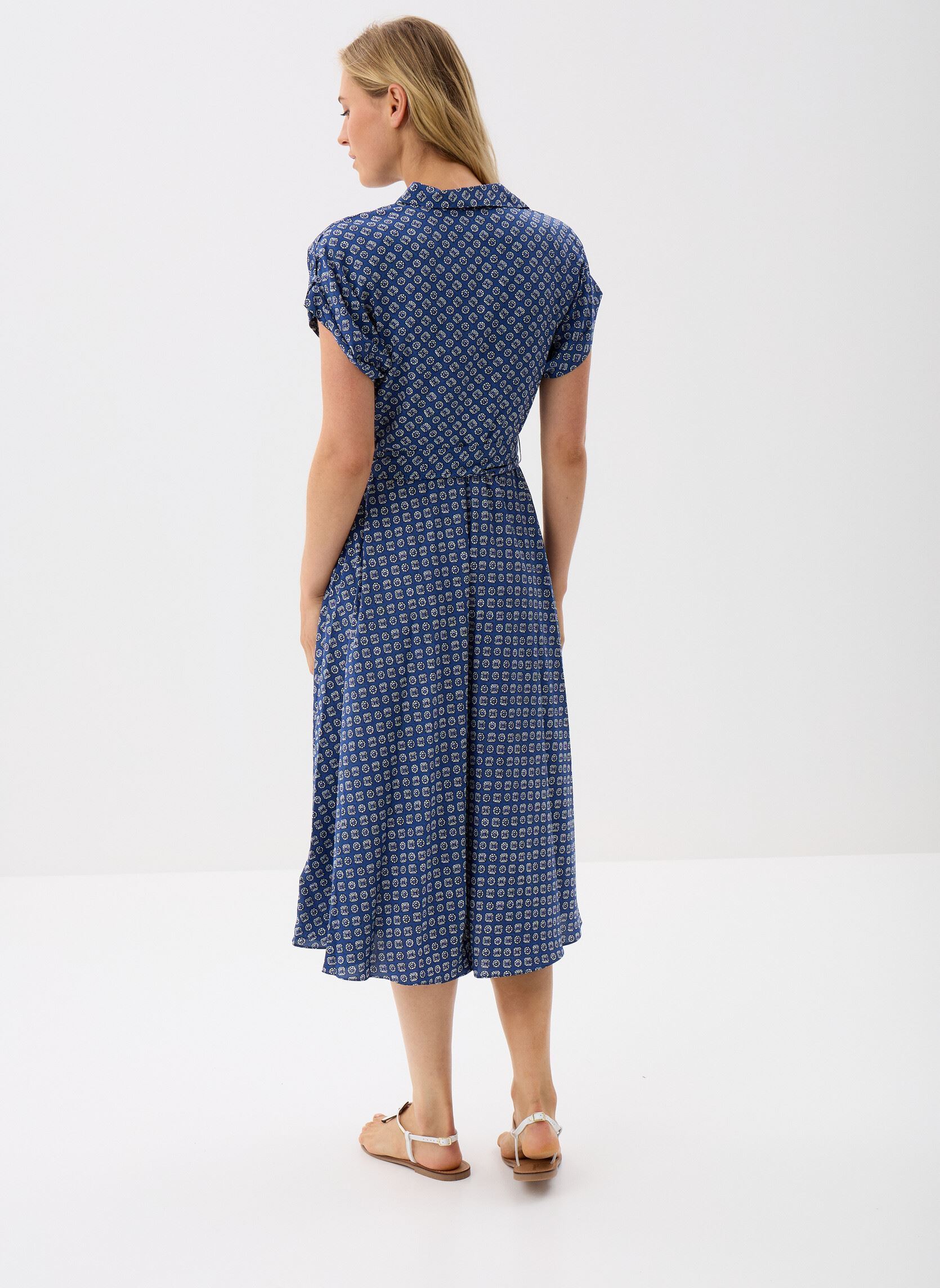 Robes Fratillio-Short Sleeve-Day Dress 2009733 femme bleu Lauren Ralph Lauren Robes Fratillio-Short Sleeve-Day Dress 2009733 femme bleu BLEU/WHITE