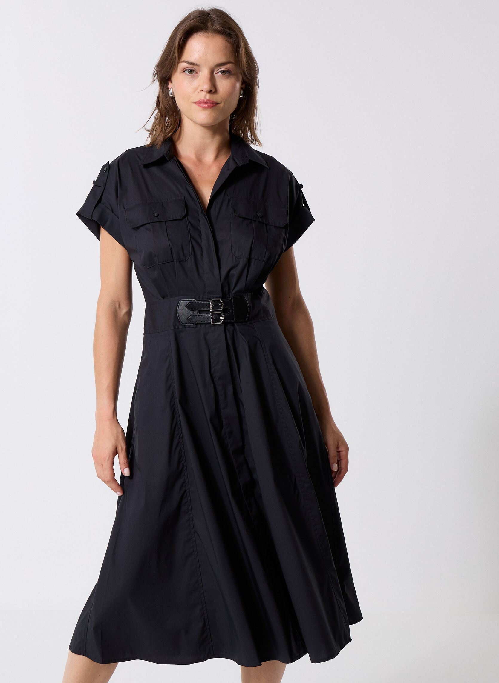 Vêtements Lauren Ralph Lauren Mertice Short Sleeve Day Dress 200973594001 pour Accessoires