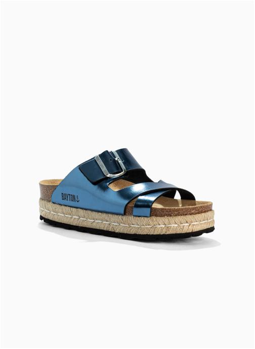 Bayton Mules TENERIFE ROPE femme bleu