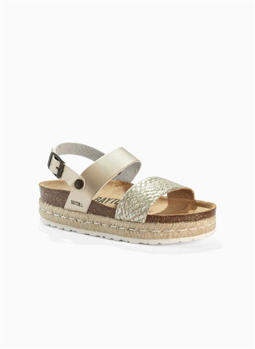 Bayton Sandales GACEO femme or et bronze