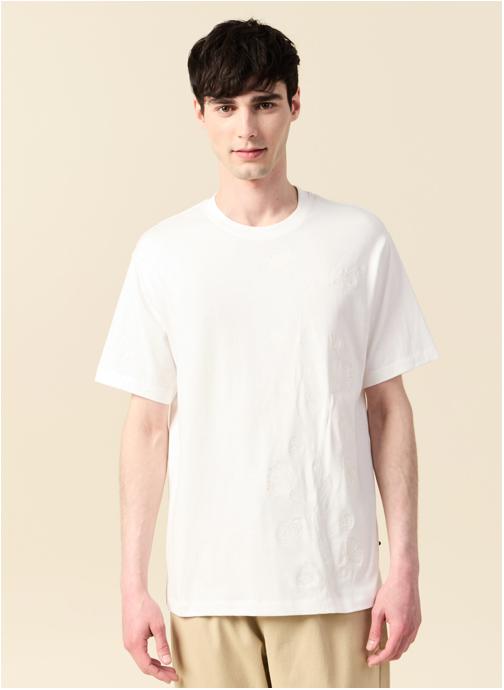 Bonobo Tee-shirts T-shirts manches courtes - TEEBRODMONOH homme blanc