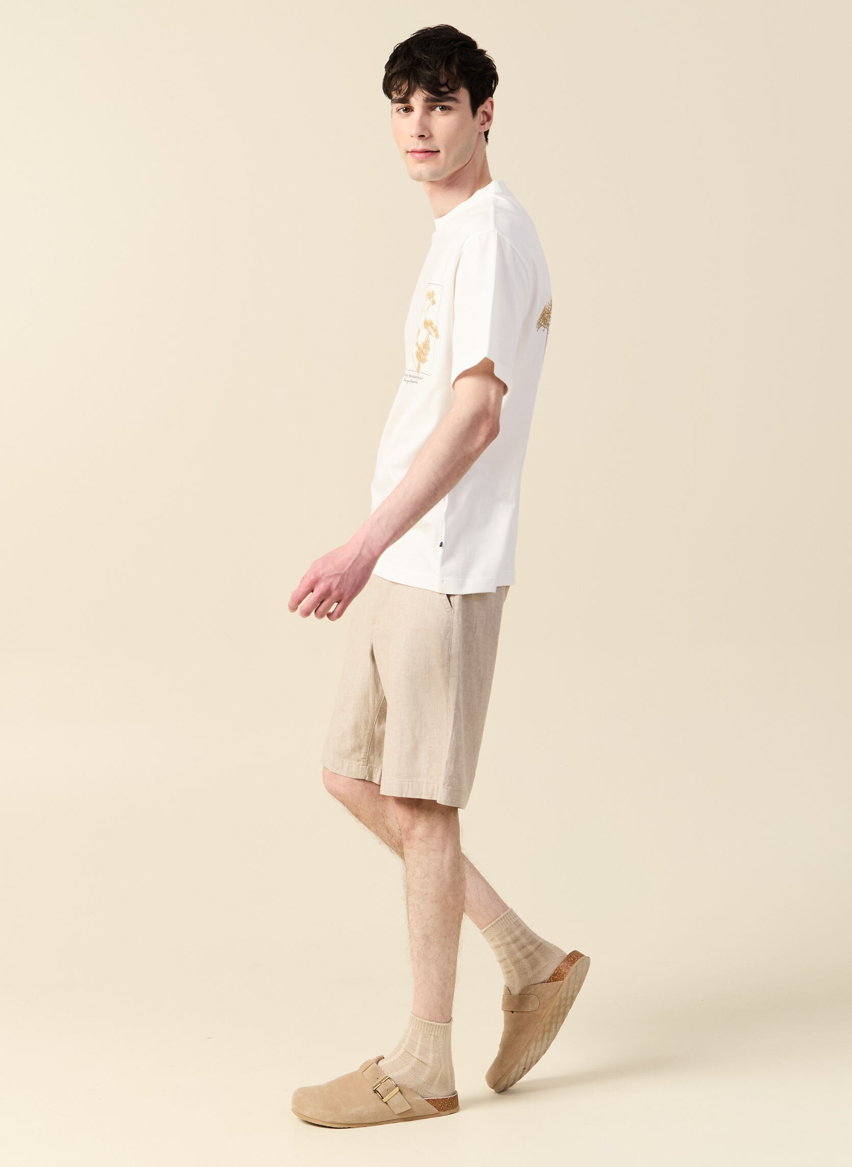 Generisch Chemise à Manches Longues Pour Homme Père Noël Numérique