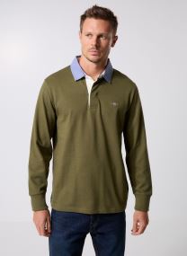 Korte mouwen polo's Reg Chambray Heavy Rugger heren blauw