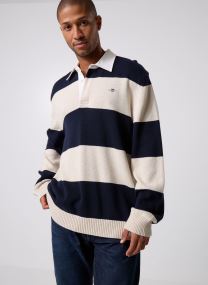 Pulls Barstriped Polo homme bleu