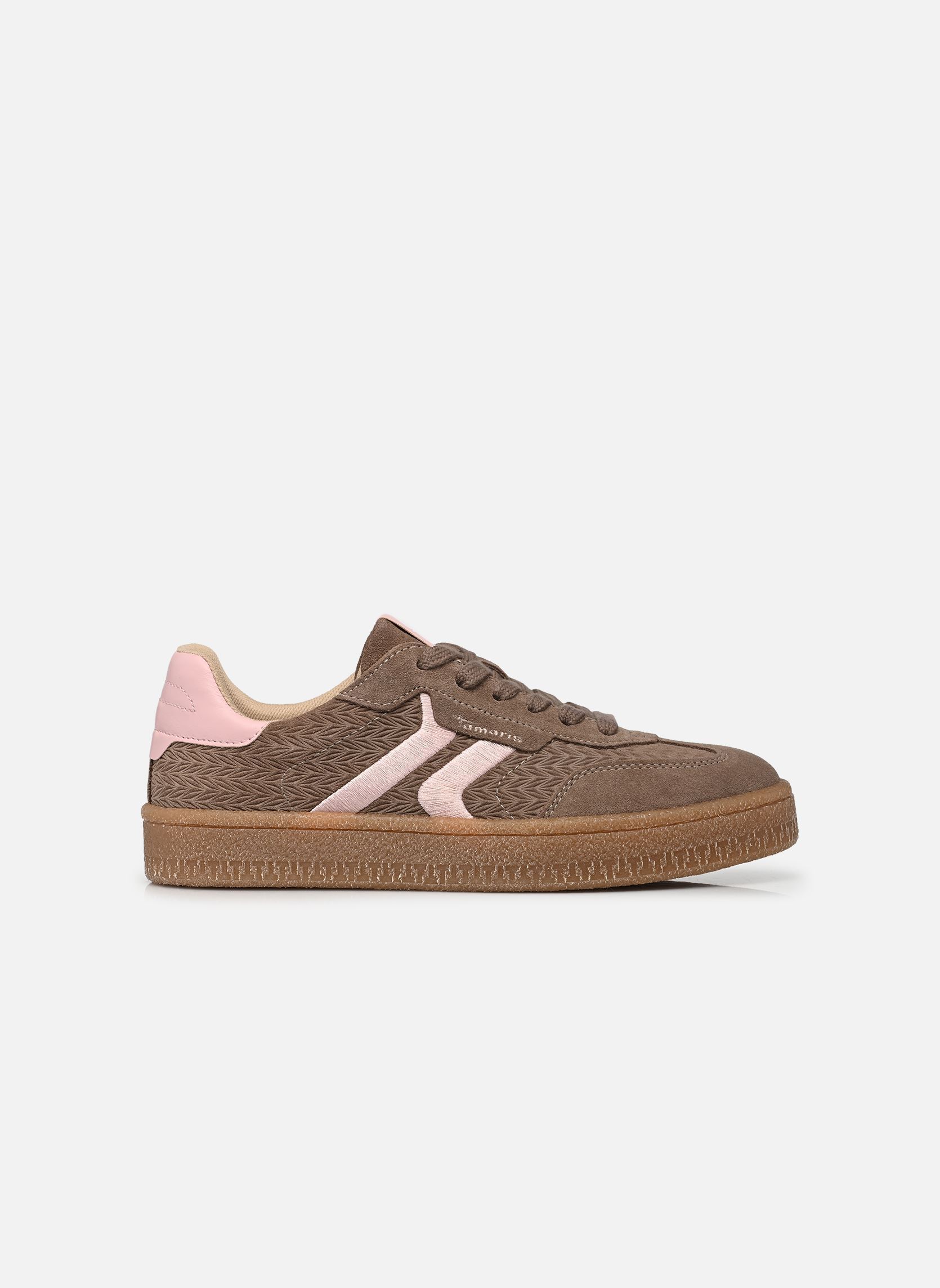 Lage sneakers 23723-44 dames bruin Tamaris Lage sneakers 23723-44 dames bruin BROWN/ROSE