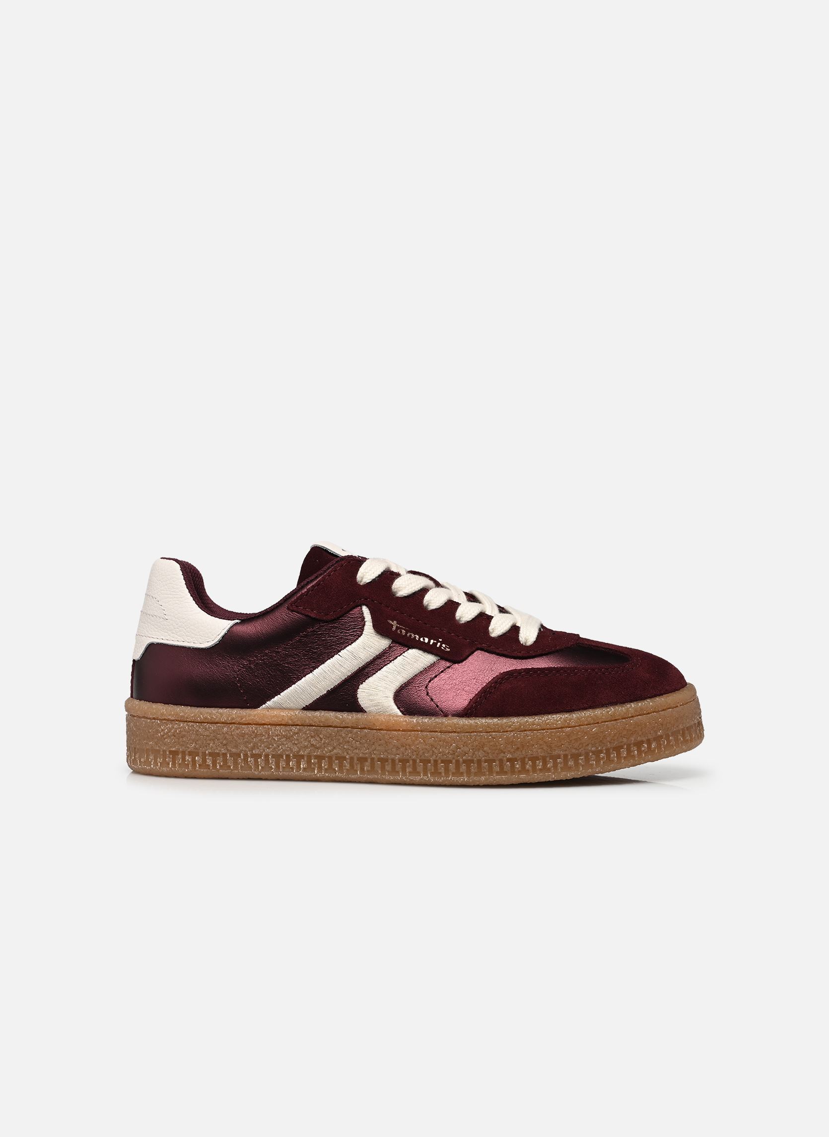 Lage sneakers 23723-44 dames bordeaux Tamaris Lage sneakers 23723-44 dames bordeaux BORDEAUX MET.