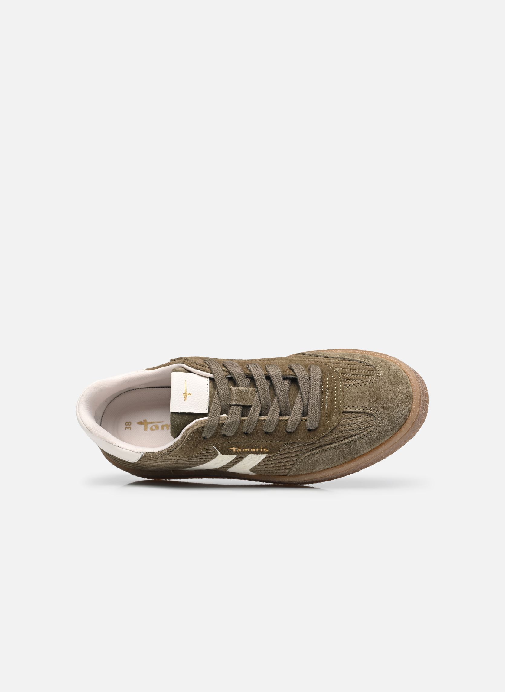 Baskets basses 23723-44 femme vert Tamaris Baskets basses 23723-44 femme vert OLIVE