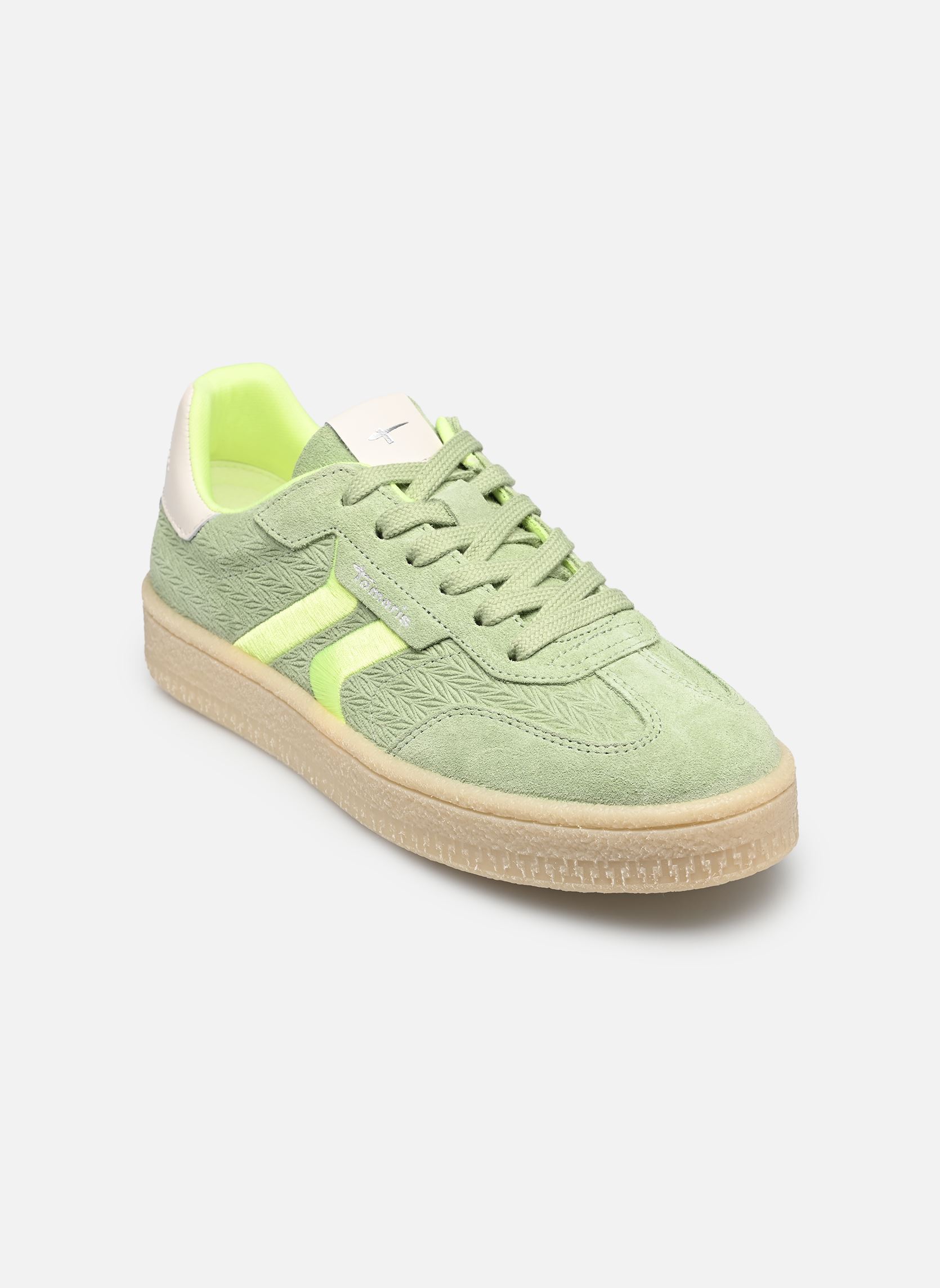 Baskets basses 23723-44 femme vert Tamaris Baskets basses 23723-44 femme vert SAGE/NEON