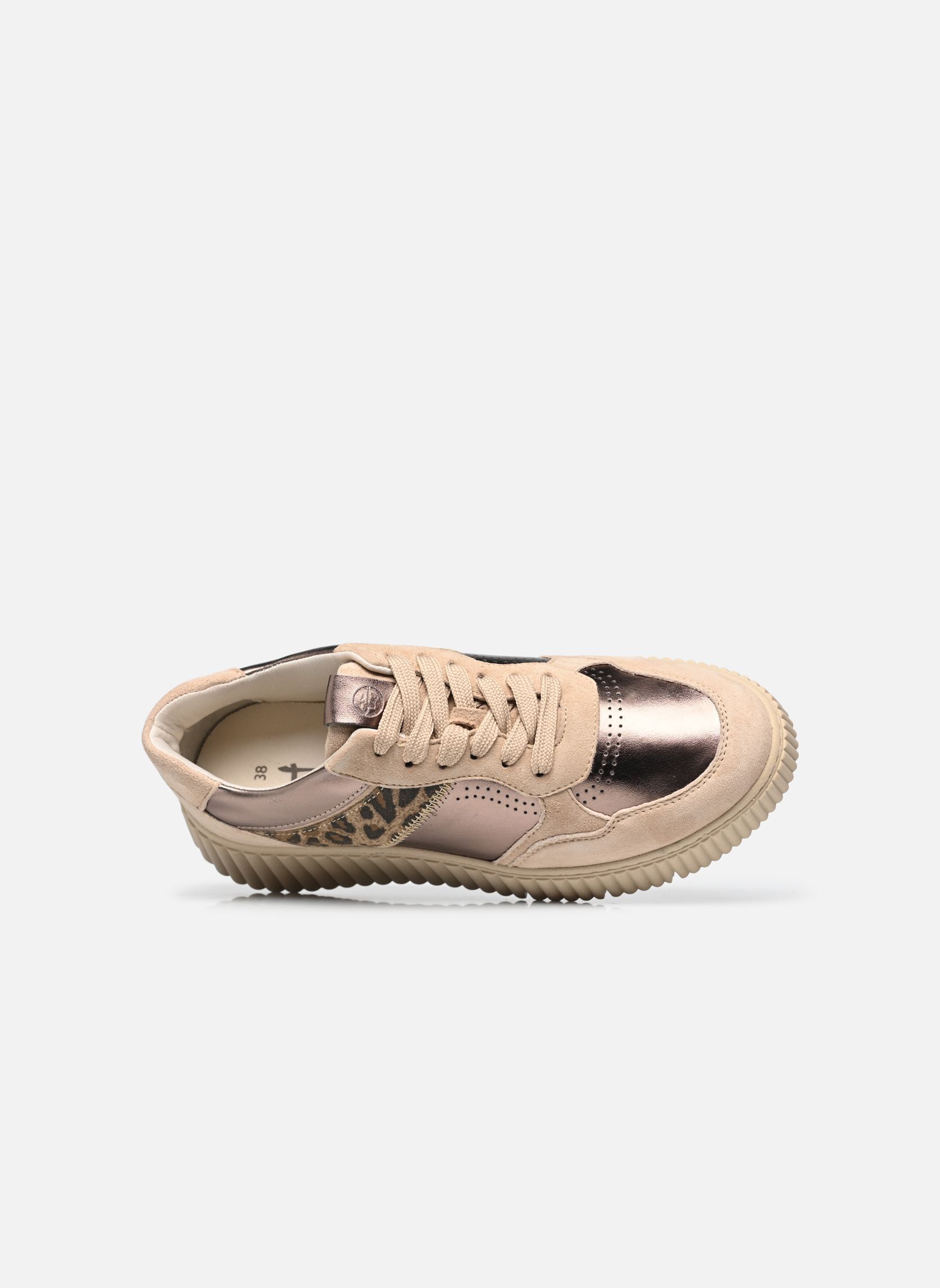 Baskets basses 23774-43 femme or et bronze Tamaris Baskets basses 23774-43 femme or et bronze BRONCE COMB