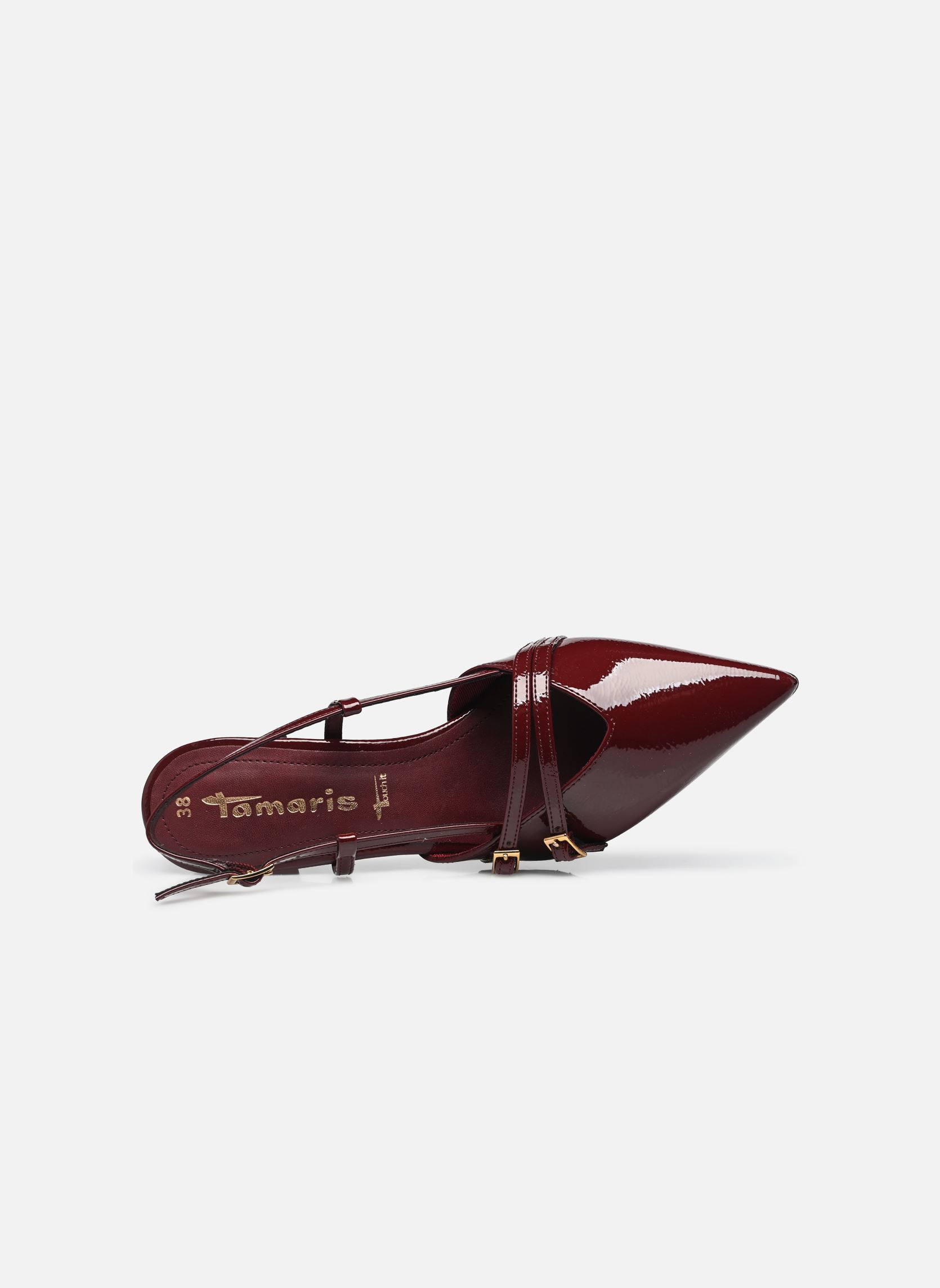 Escarpins à brides 29660-45 femme bordeaux Tamaris Escarpins à brides 29660-45 femme bordeaux MERLOT PATENT