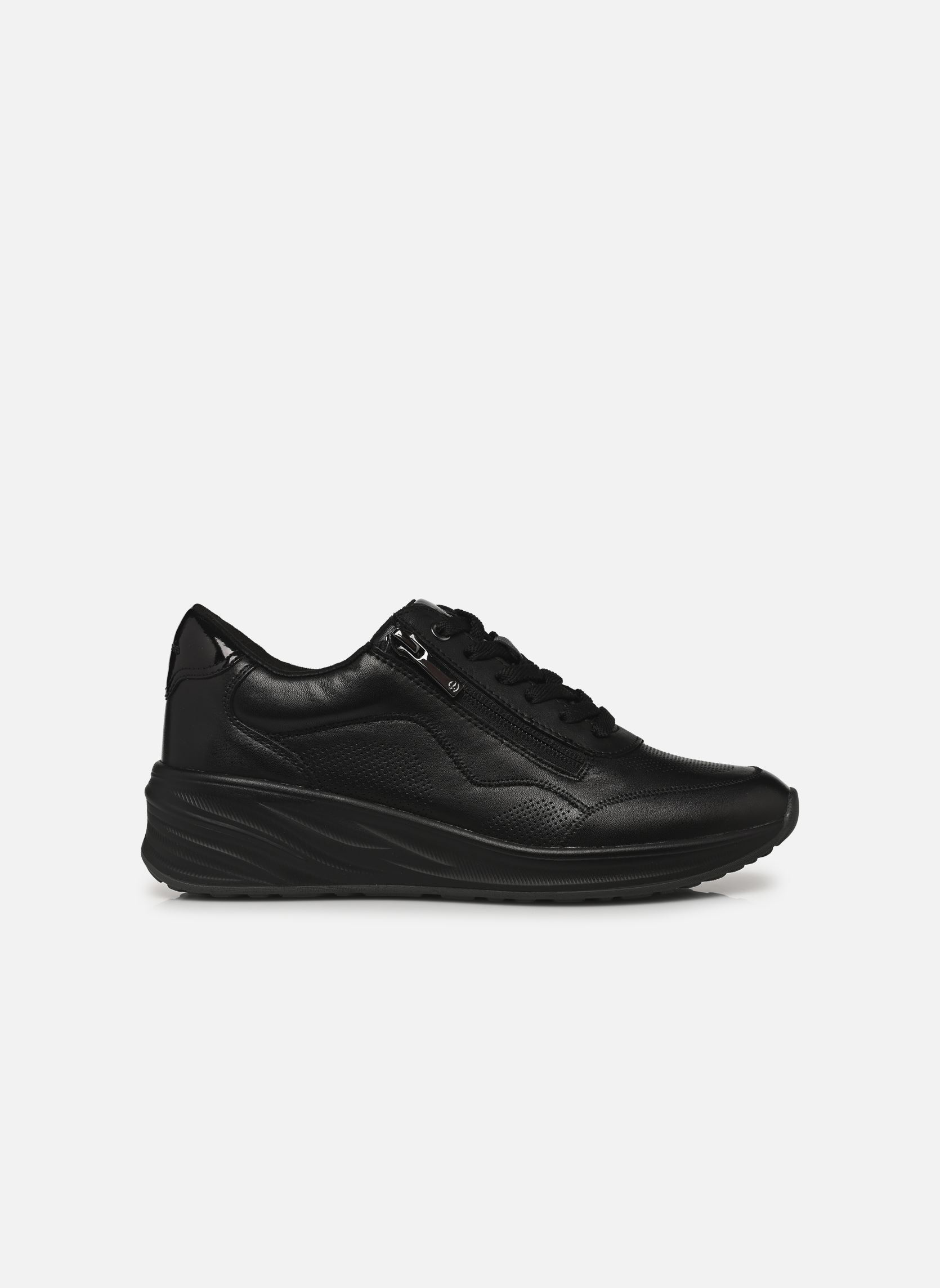 Baskets compensées 23739-45 femme noir Tamaris Baskets compensées 23739-45 femme noir BLACK