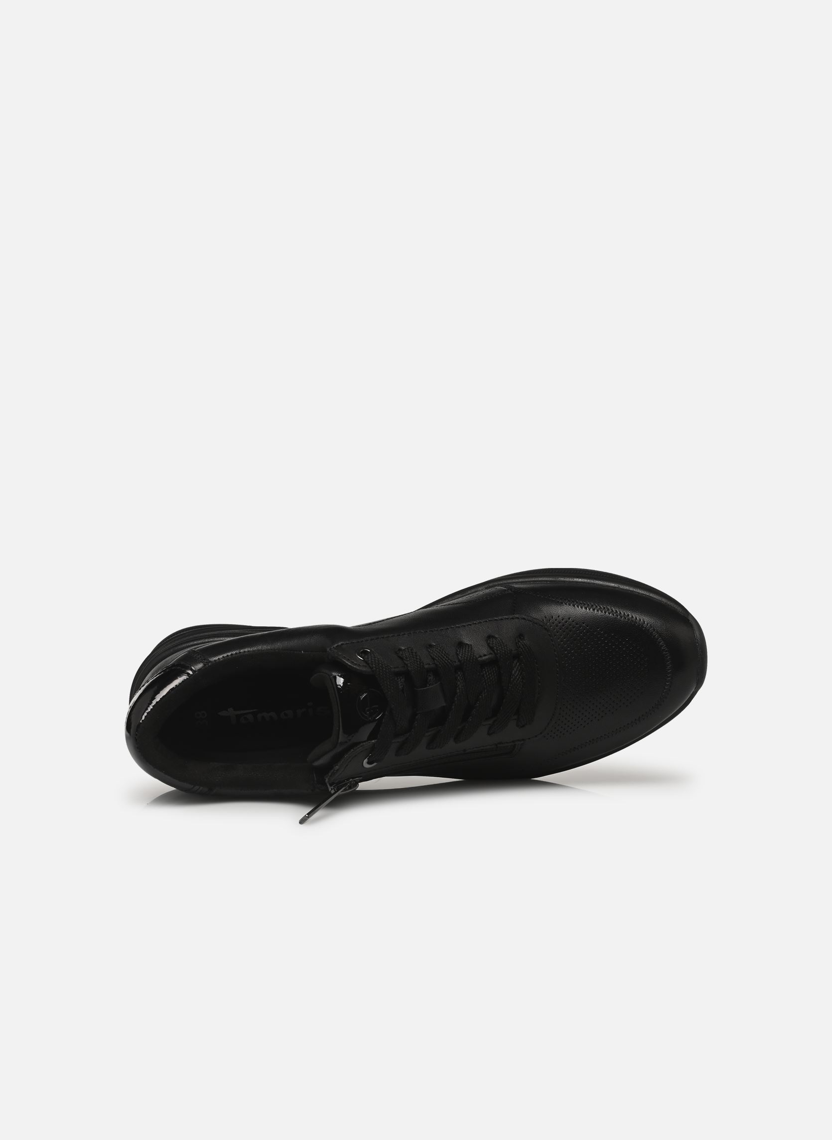 Baskets compensées 23739-45 femme noir Tamaris Baskets compensées 23739-45 femme noir BLACK