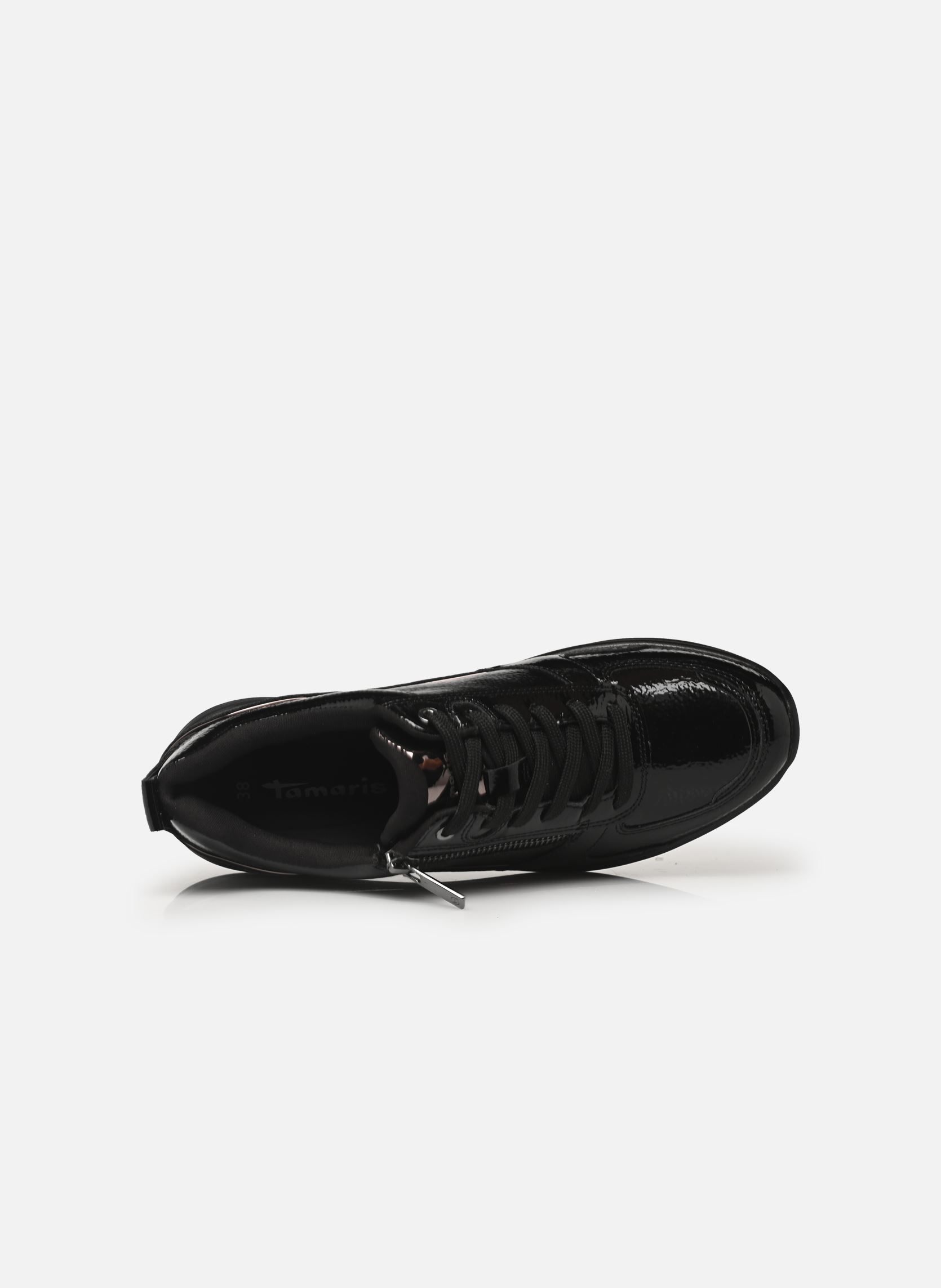 Sneakers con zeppa 23754-45 donna nero Tamaris Sneakers con zeppa 23754-45 donna nero BLACK PATENT