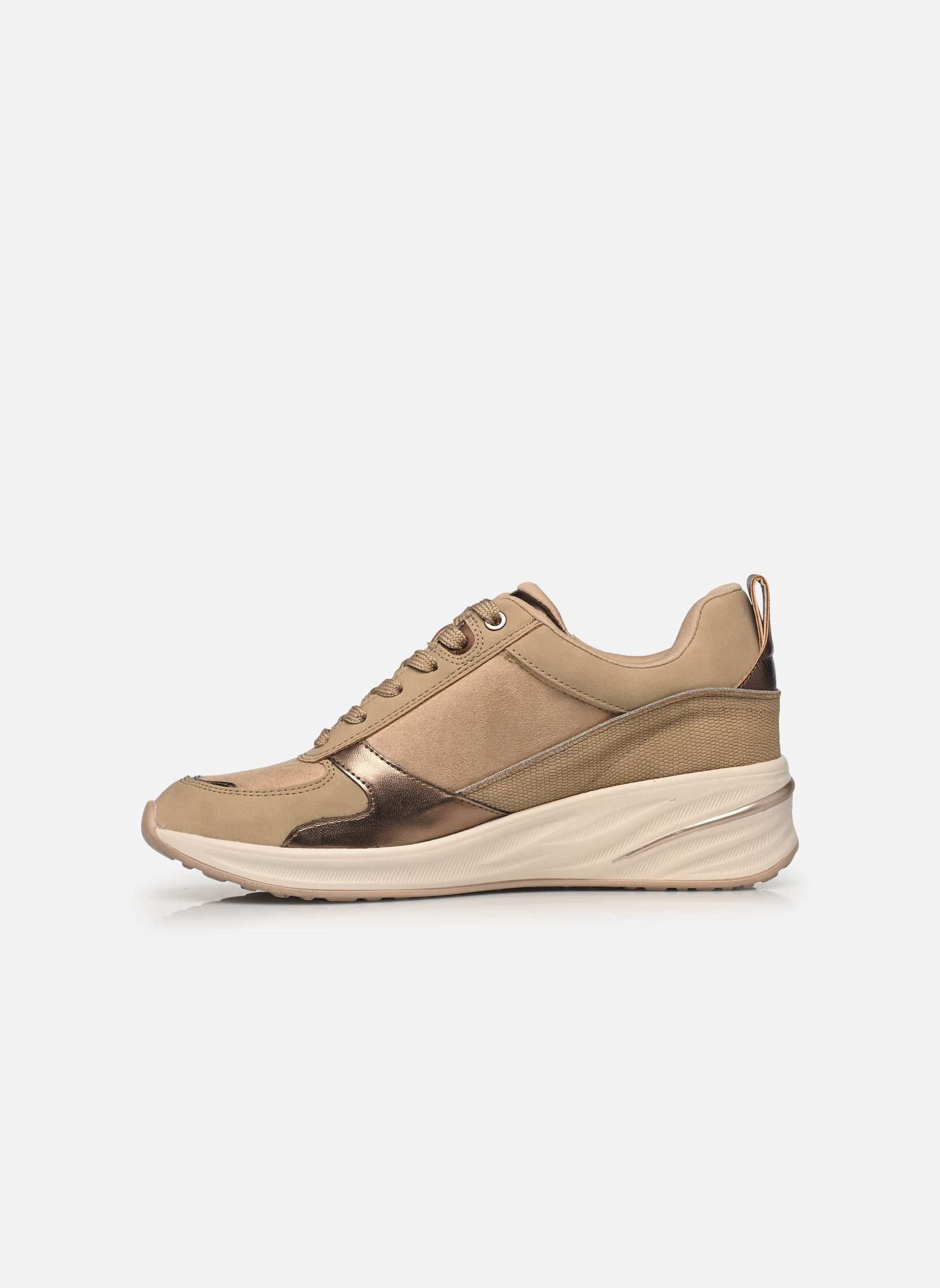 Baskets compensées 23754-45 femme beige Tamaris Baskets compensées 23754-45 femme beige BEIGE