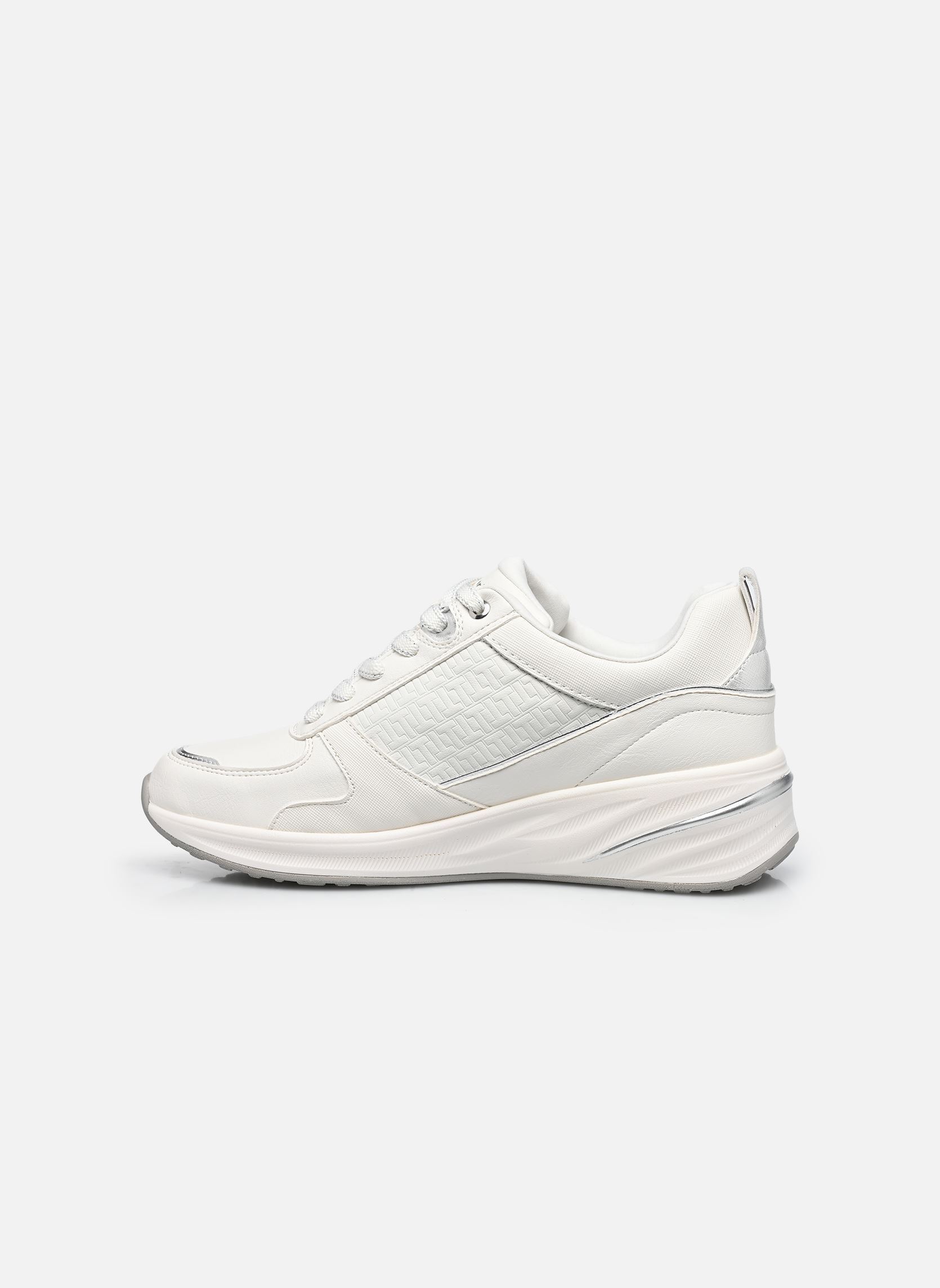 Sleehak sneakers 23754-45 dames wit Tamaris Sleehak sneakers 23754-45 dames wit WHITE/SILVER