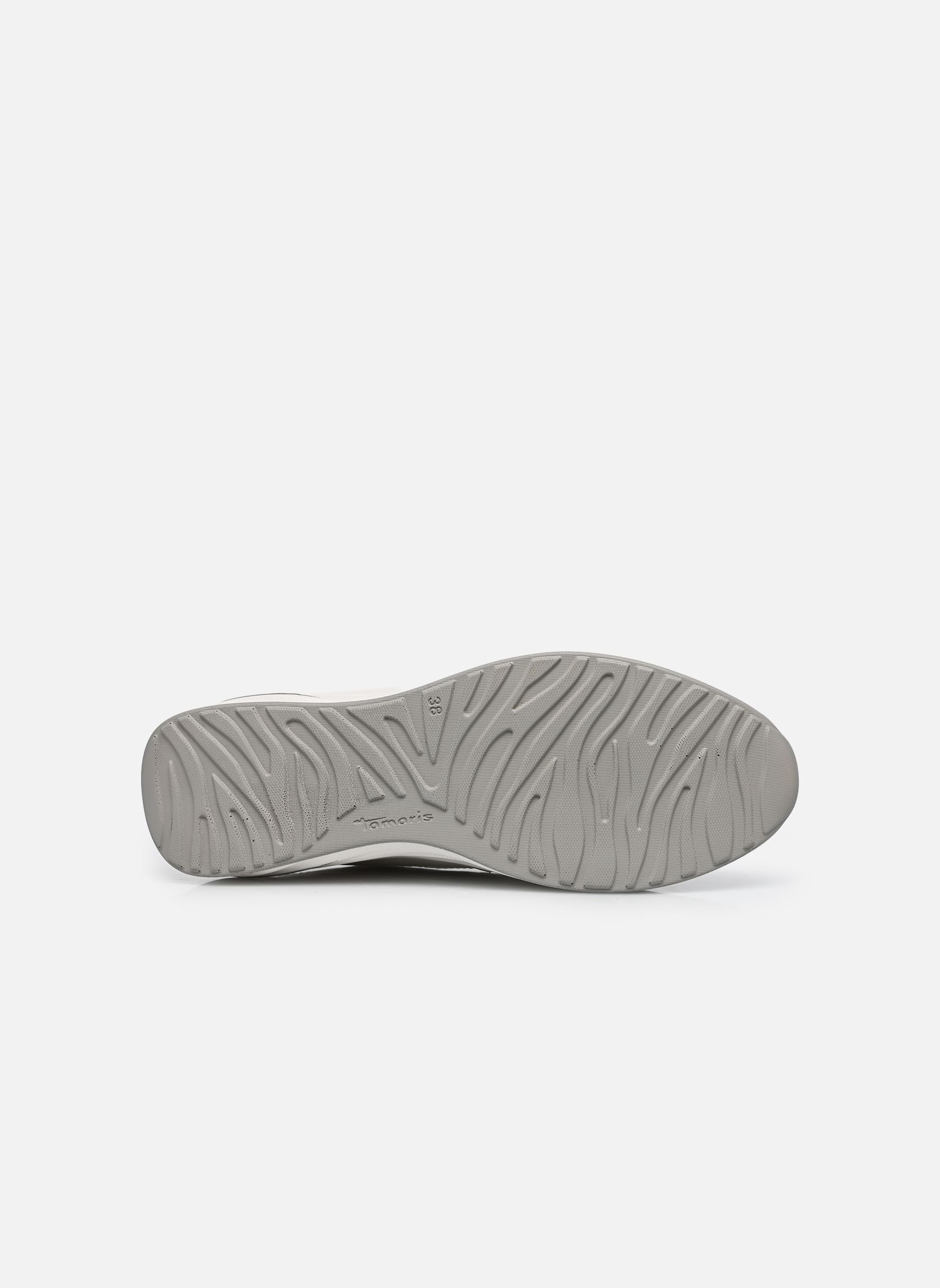 Sleehak sneakers 23754-45 dames wit Tamaris Sleehak sneakers 23754-45 dames wit WHITE/SILVER