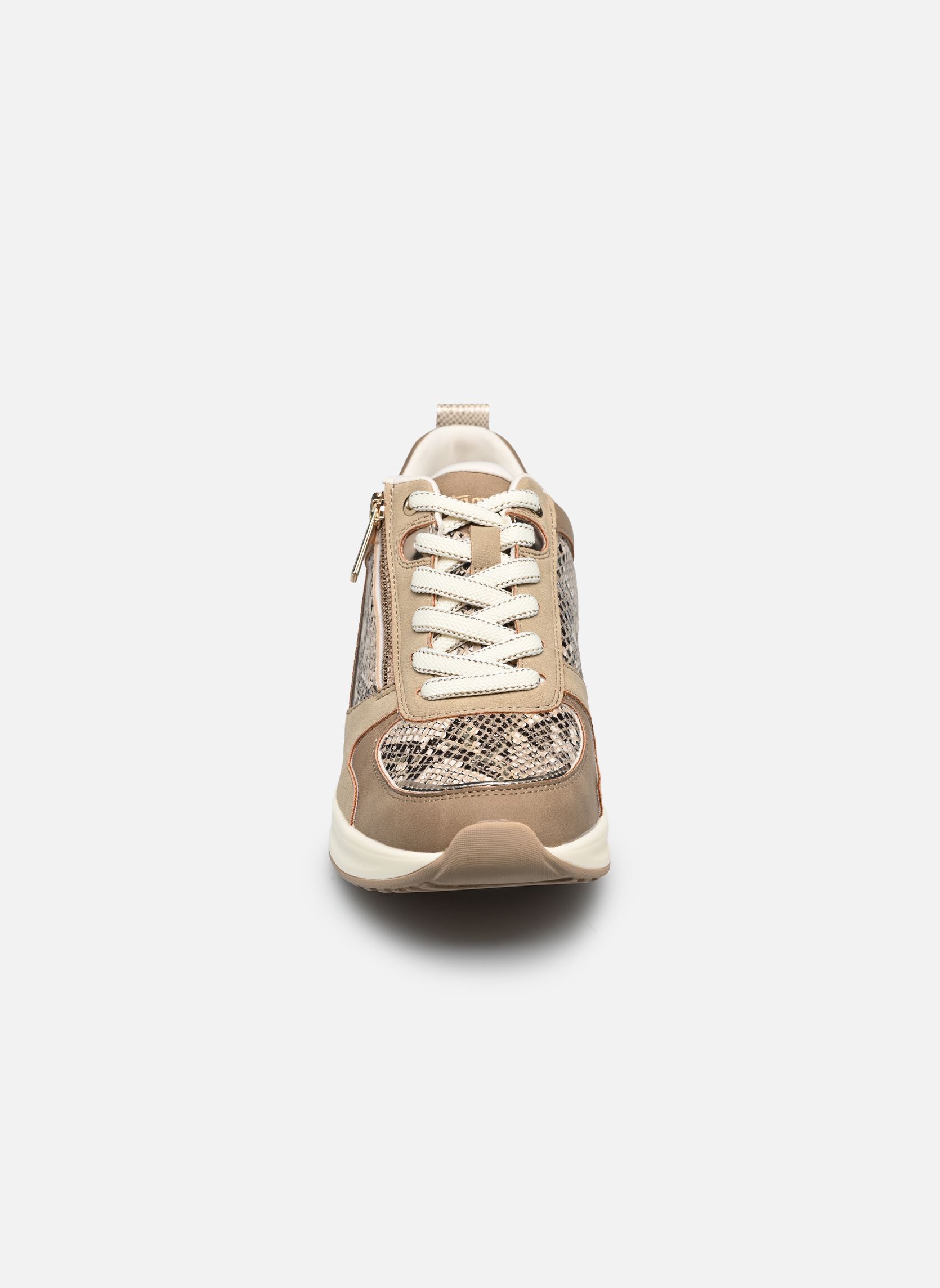 Sleehak sneakers 23754-45 dames beige Tamaris Sleehak sneakers 23754-45 dames beige BEIGE SNAKE