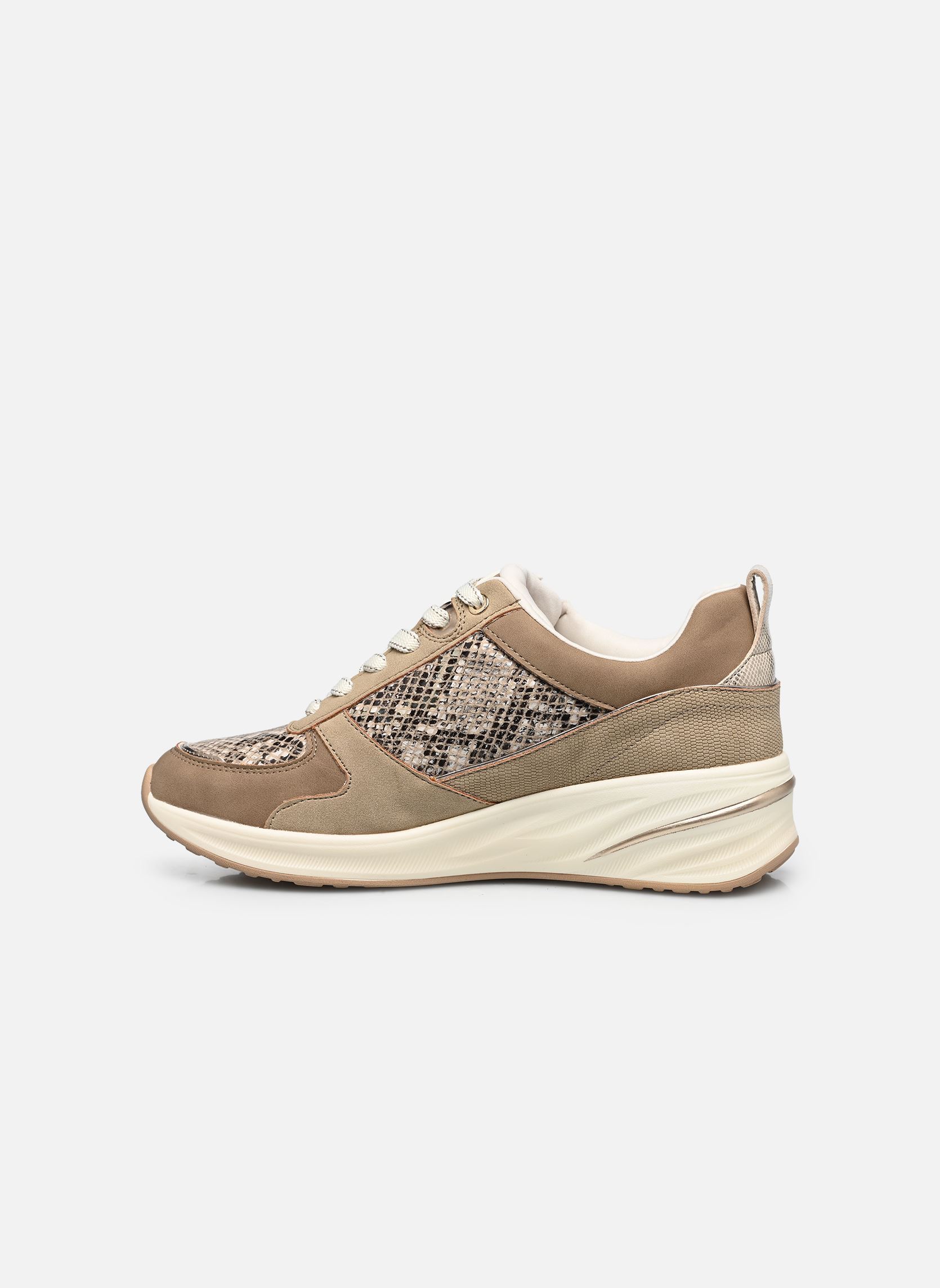 Sleehak sneakers 23754-45 dames beige Tamaris Sleehak sneakers 23754-45 dames beige BEIGE SNAKE