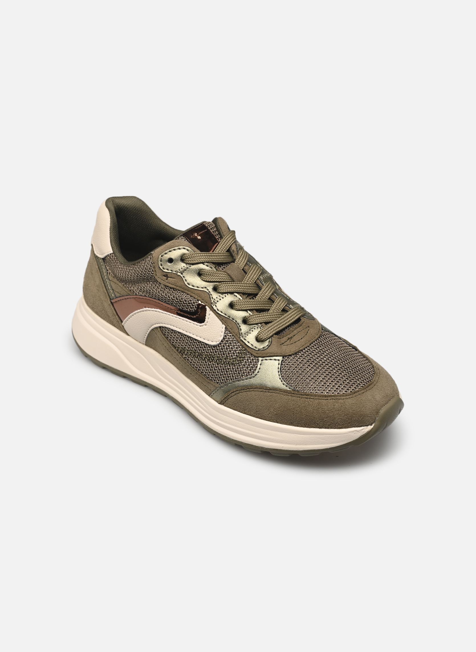 Baskets basses 23765-45 femme vert Tamaris Baskets basses 23765-45 femme vert OLIVE