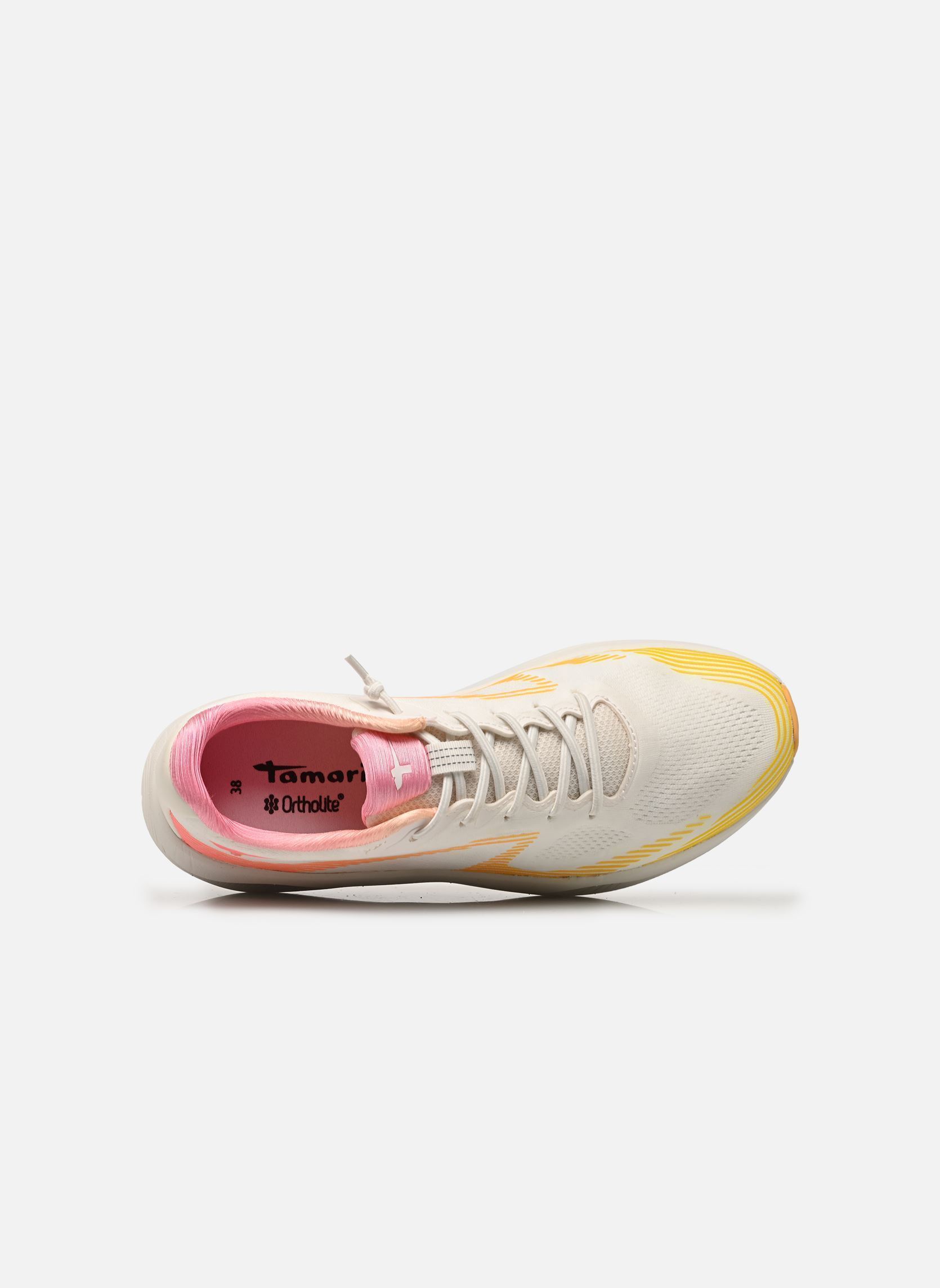 Niedrige Sneaker 23781-45 damen weiß Tamaris Niedrige Sneaker 23781-45 damen weiß WHITE COMB N