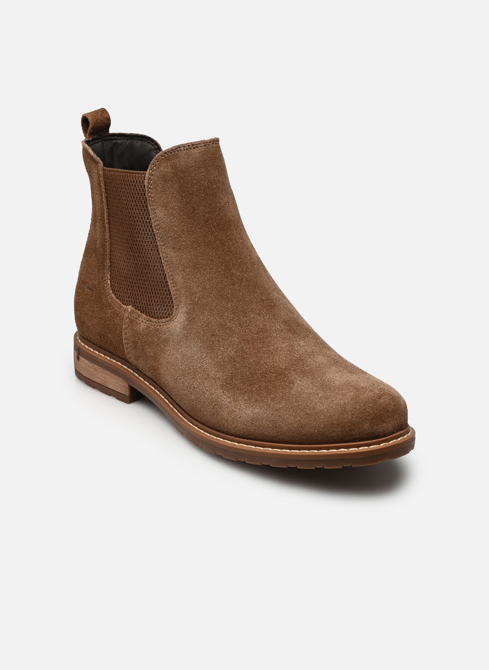 Niedrige Ankle Boots 25056-41 damen braun Tamaris Niedrige Ankle Boots 25056-41 damen braun BROWN SUEDE
