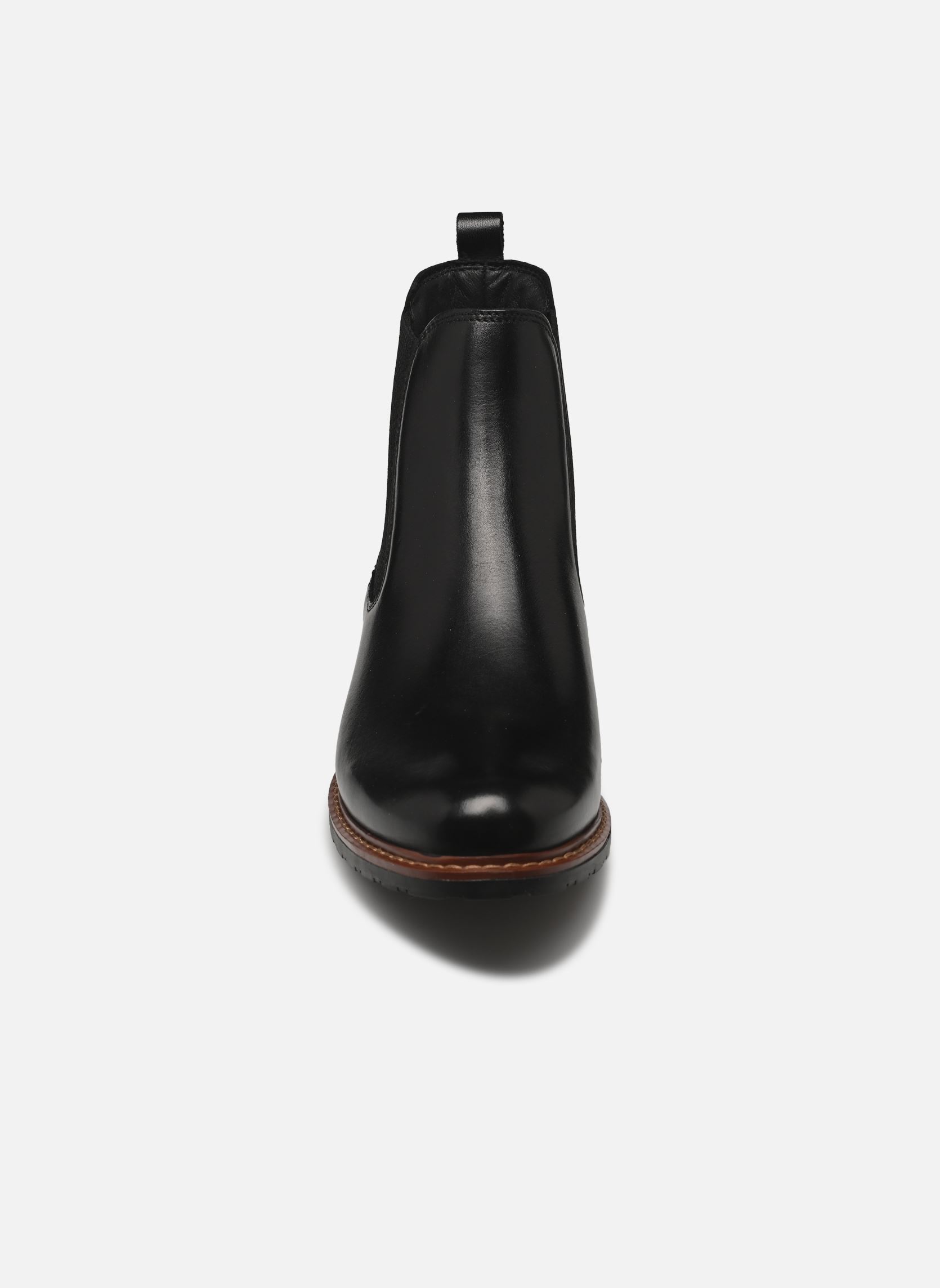 Enkellaarzen en boots 25056-41 dames zwart Tamaris Enkellaarzen en boots 25056-41 dames zwart BLACK LEATHER