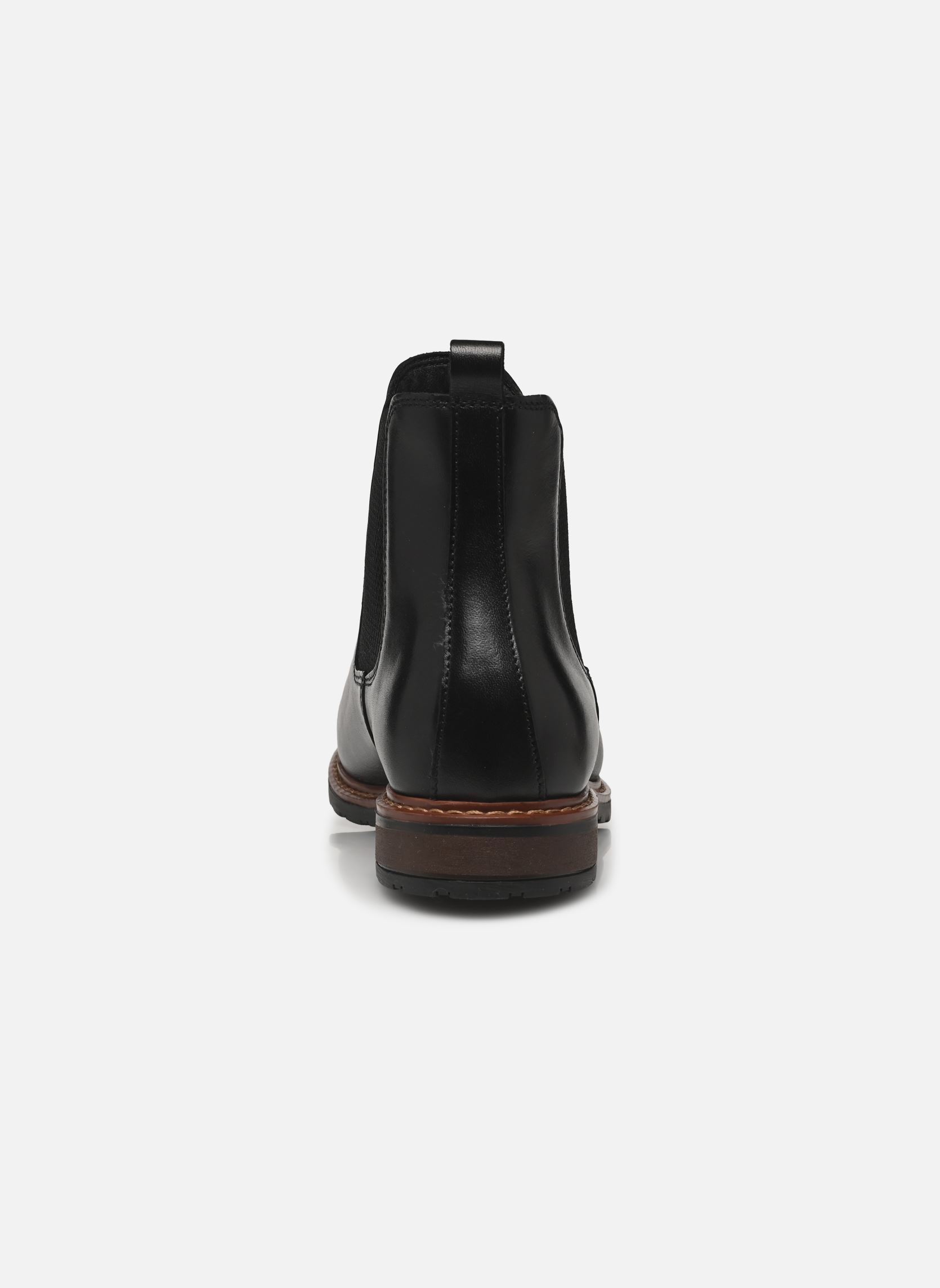 Enkellaarzen en boots 25056-41 dames zwart Tamaris Enkellaarzen en boots 25056-41 dames zwart BLACK LEATHER