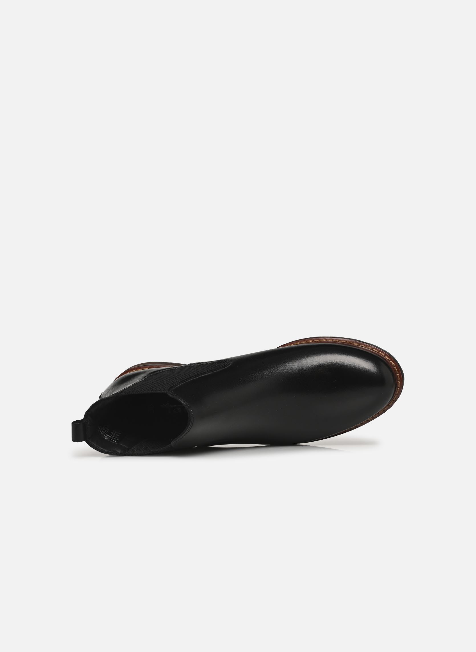 Enkellaarzen en boots 25056-41 dames zwart Tamaris Enkellaarzen en boots 25056-41 dames zwart BLACK LEATHER