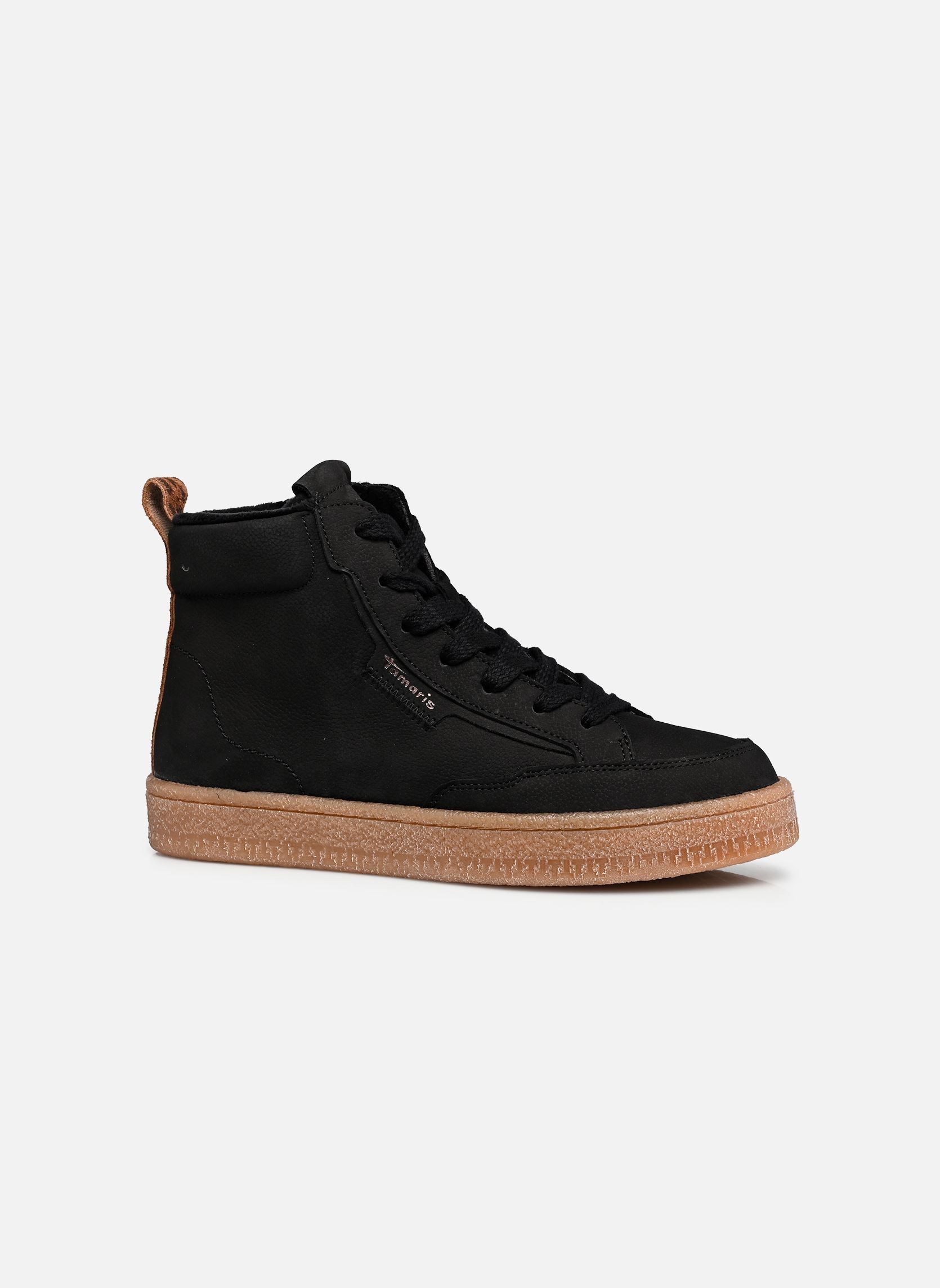 Hoge sneakers 25203-45 dames zwart Tamaris Hoge sneakers 25203-45 dames zwart BLACK