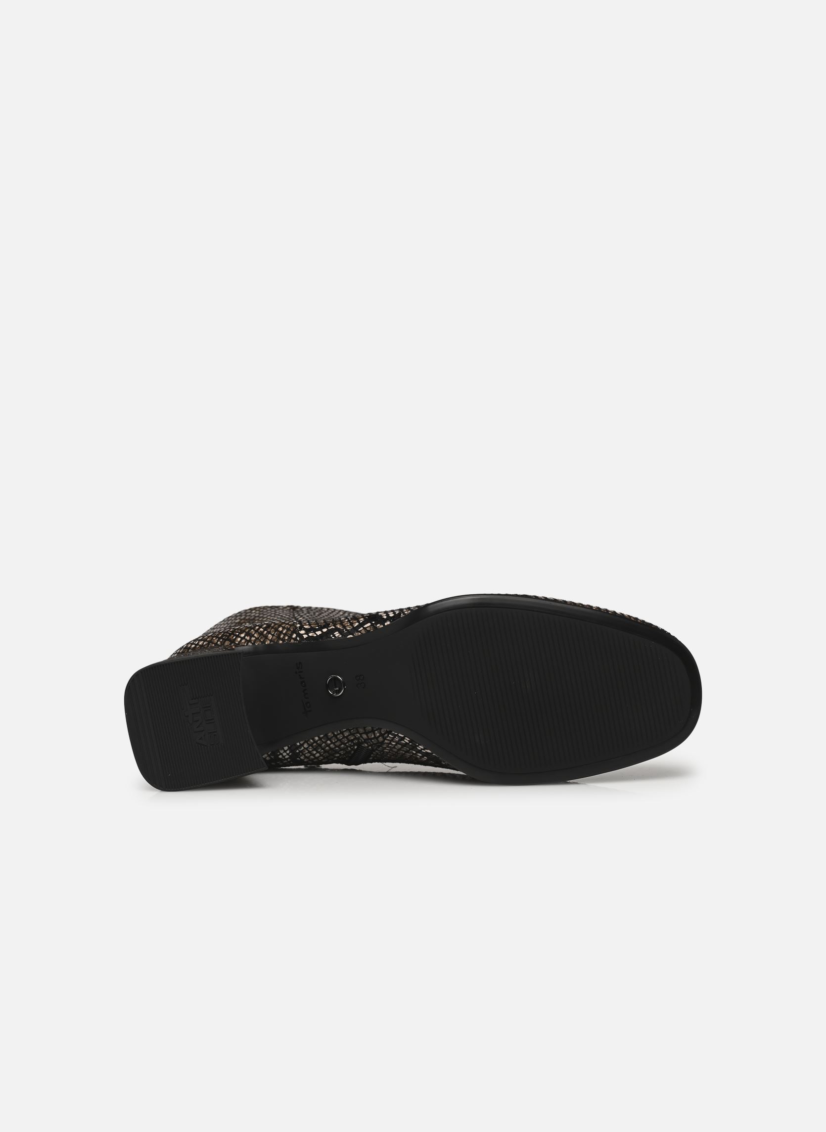 Enkellaarzen en boots 25314-45 dames zwart Tamaris Enkellaarzen en boots 25314-45 dames zwart BLACK SNAKE