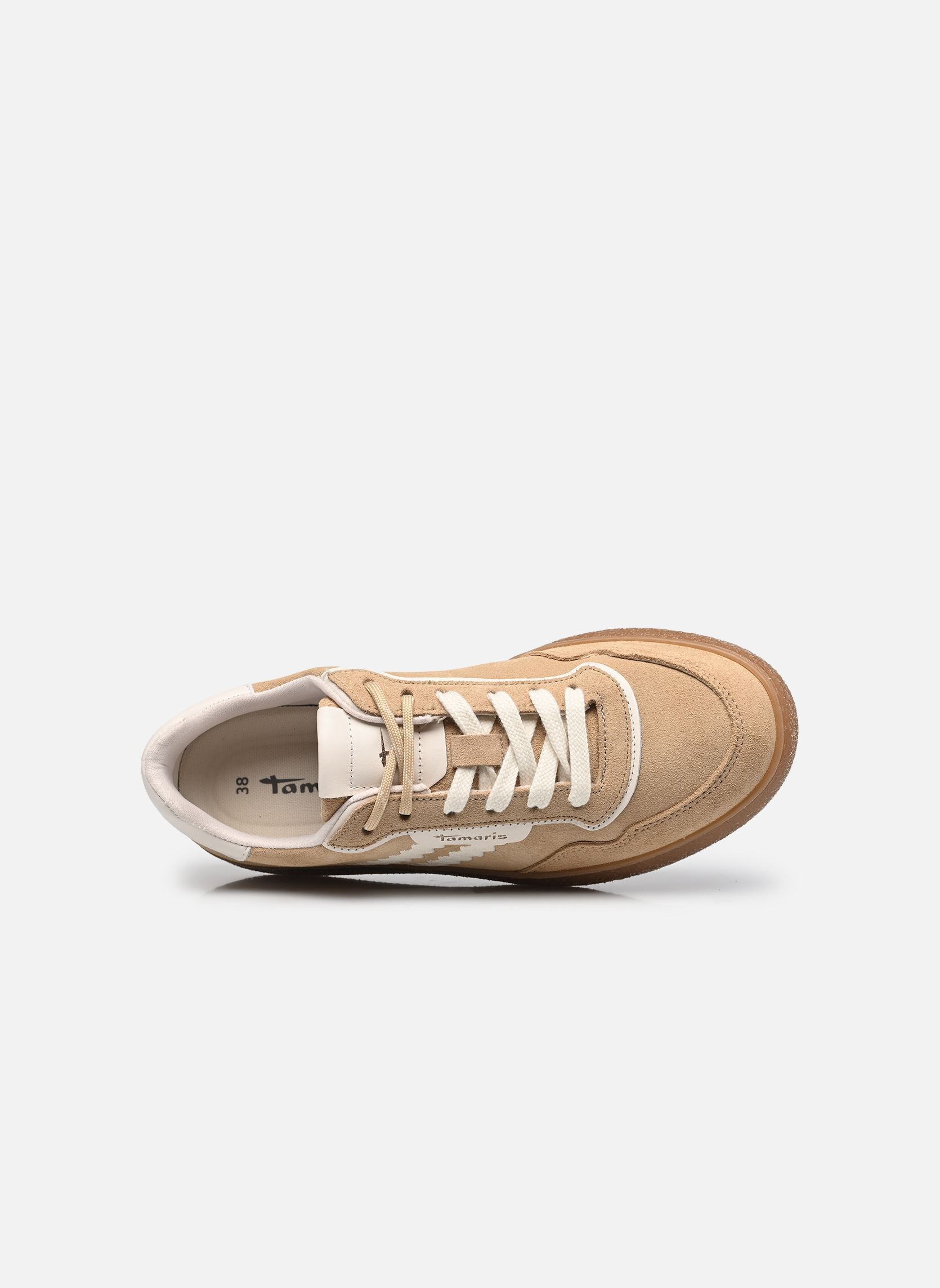 Lage sneakers 23733-45 dames beige Tamaris Lage sneakers 23733-45 dames beige BEIGE COMB