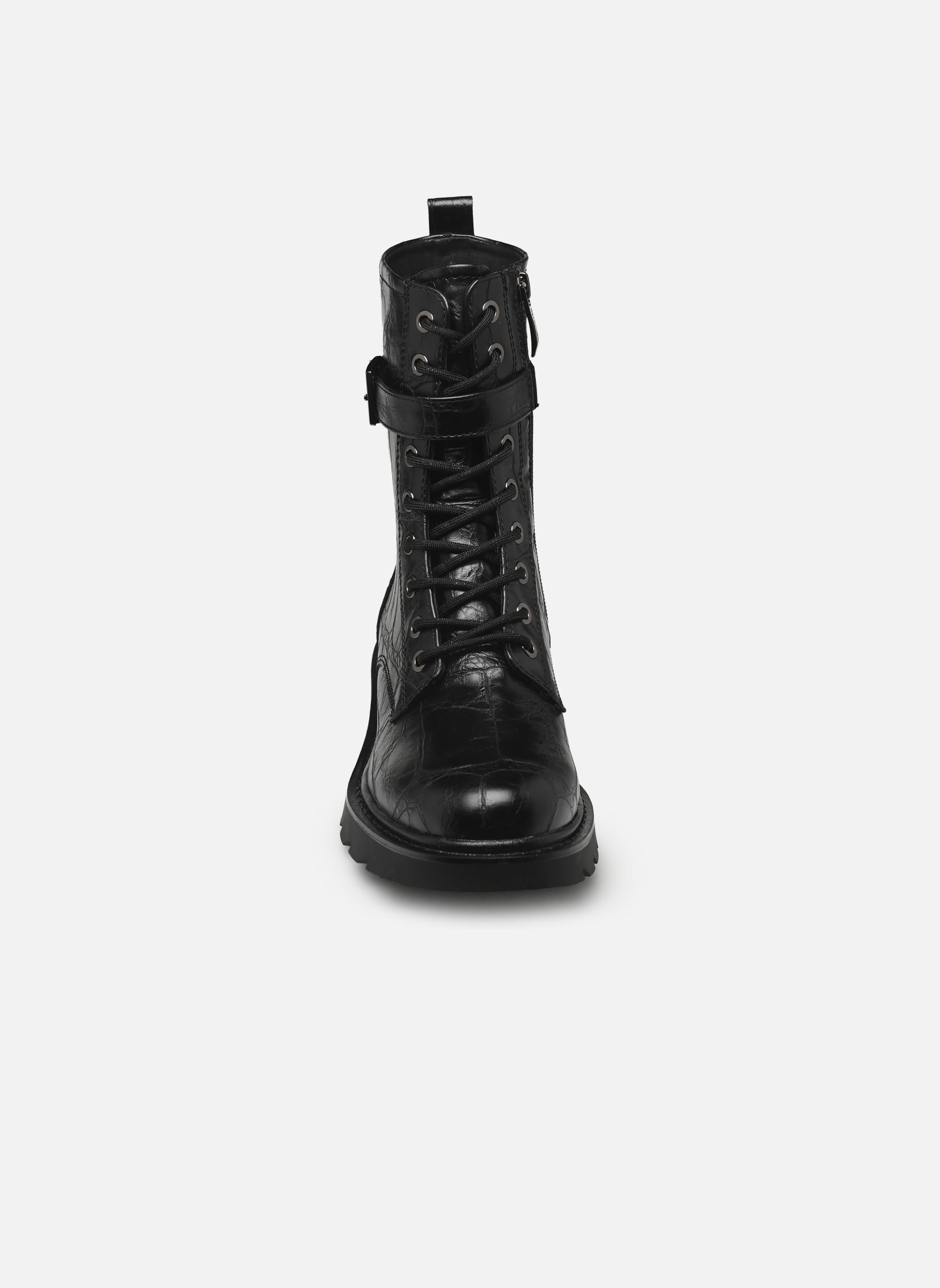 Veterlaarsjes 25228-45 dames zwart Tamaris Veterlaarsjes 25228-45 dames zwart BLACK CROCO