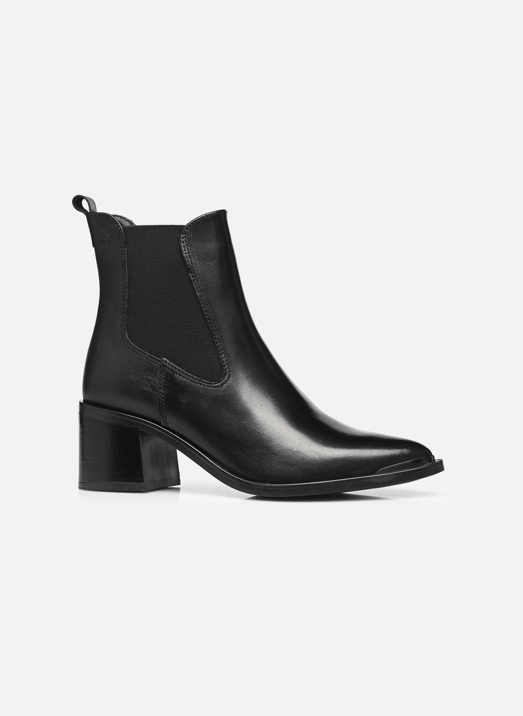 Enkellaarzen en boots 25301-45 dames zwart Tamaris Enkellaarzen en boots 25301-45 dames zwart BLACK LEATHER
