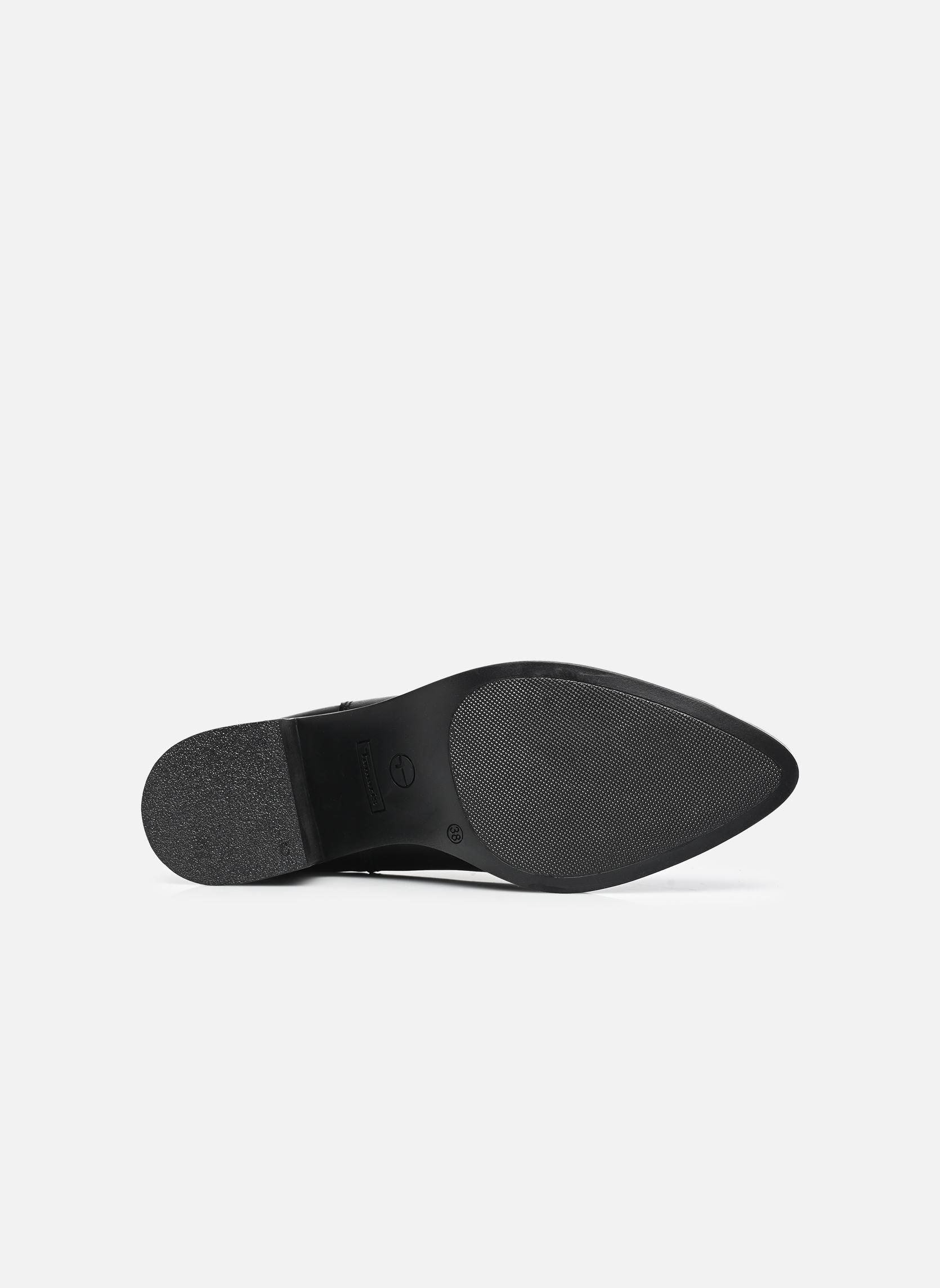 Enkellaarzen en boots 25301-45 dames zwart Tamaris Enkellaarzen en boots 25301-45 dames zwart BLACK LEATHER