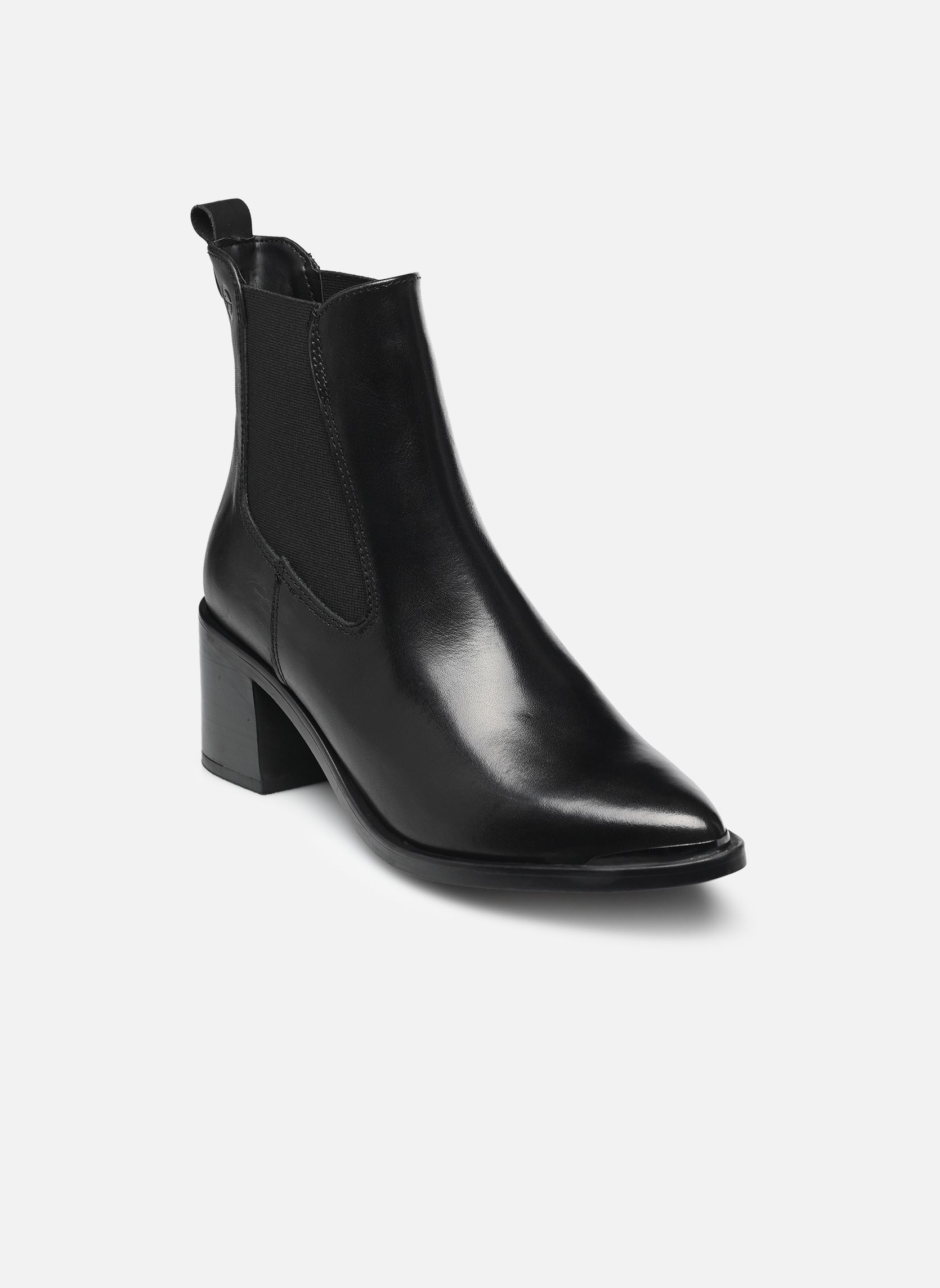 Enkellaarzen en boots 25301-45 dames zwart Tamaris Enkellaarzen en boots 25301-45 dames zwart BLACK LEATHER