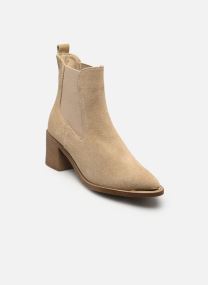 Bottines et boots 25301-45 femme beige