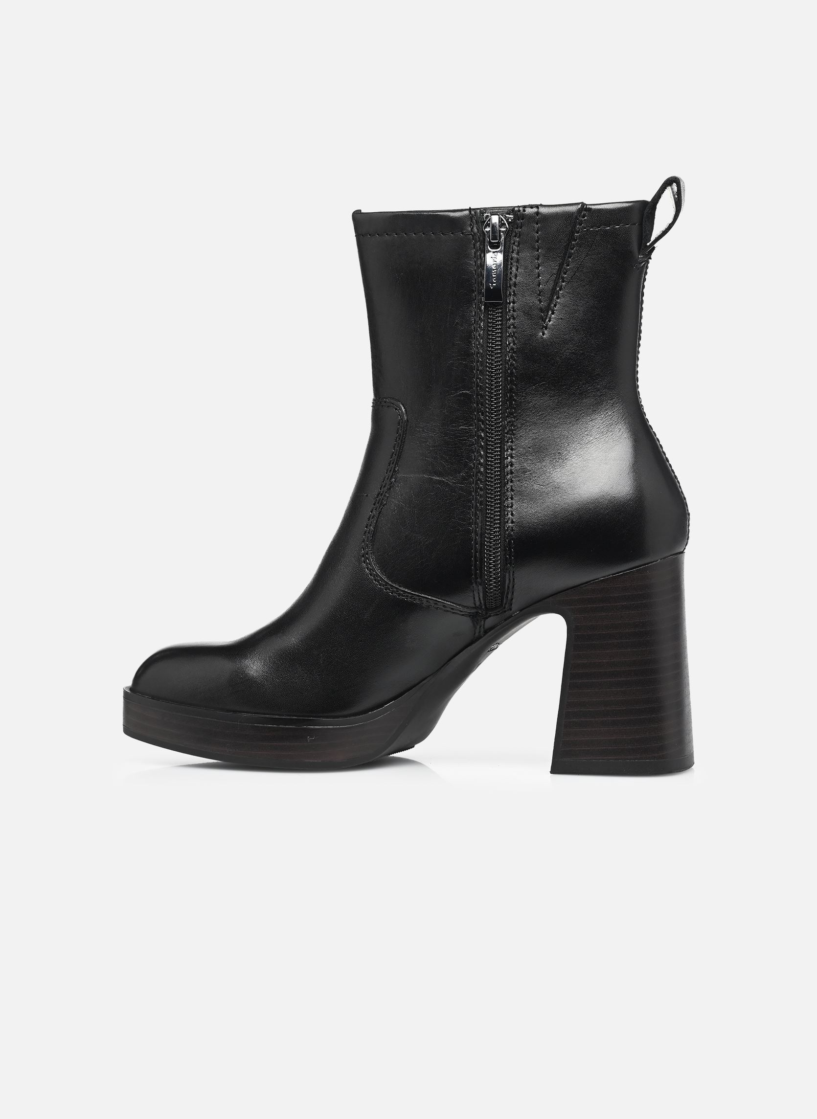 Enkellaarzen en boots 25324-45 dames zwart Tamaris Enkellaarzen en boots 25324-45 dames zwart BLACK