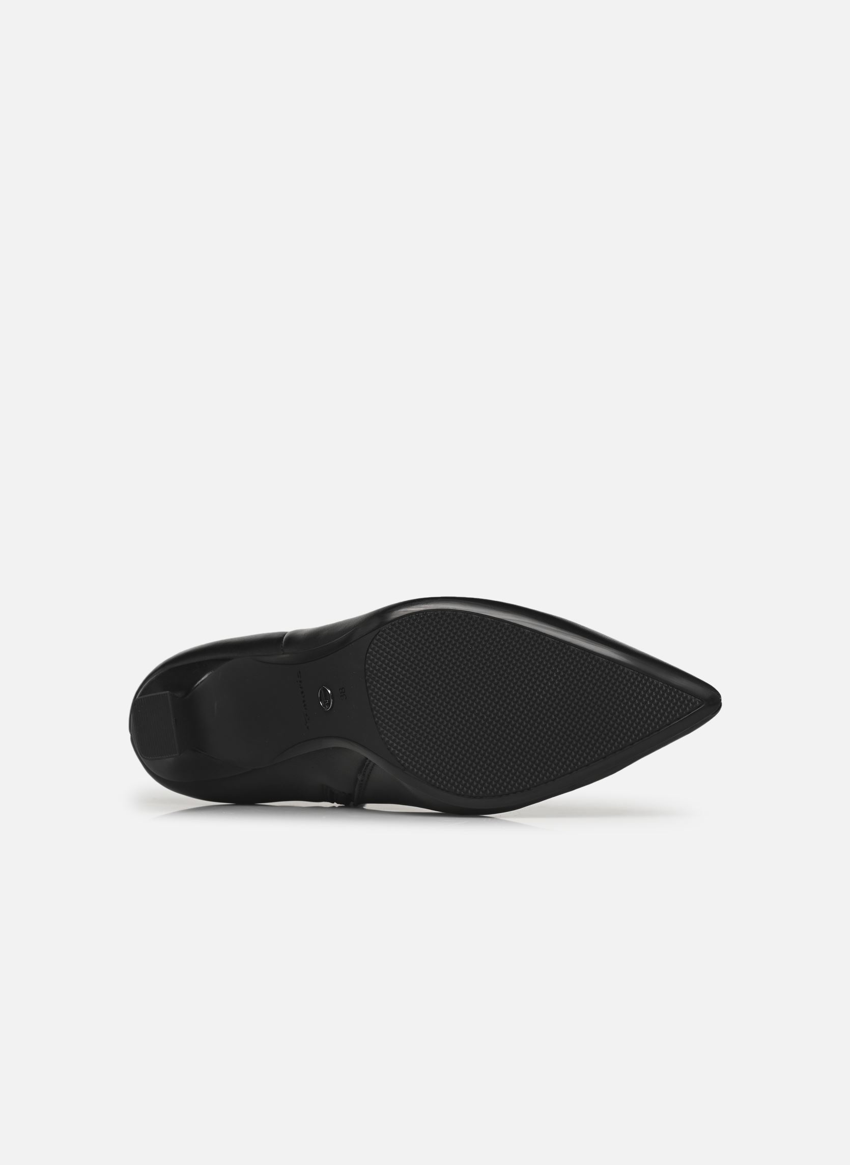 Enkellaarzen en boots 25358-45 dames zwart Tamaris Enkellaarzen en boots 25358-45 dames zwart BLACK LEATHER