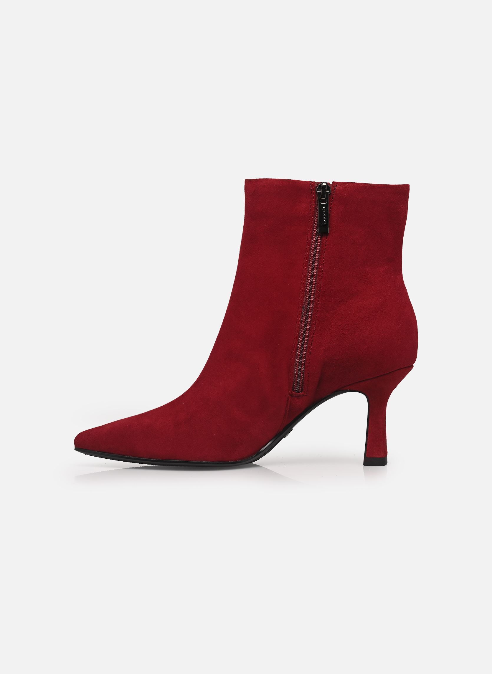 Enkellaarzen en boots 25358-45 dames rood Tamaris Enkellaarzen en boots 25358-45 dames rood RED