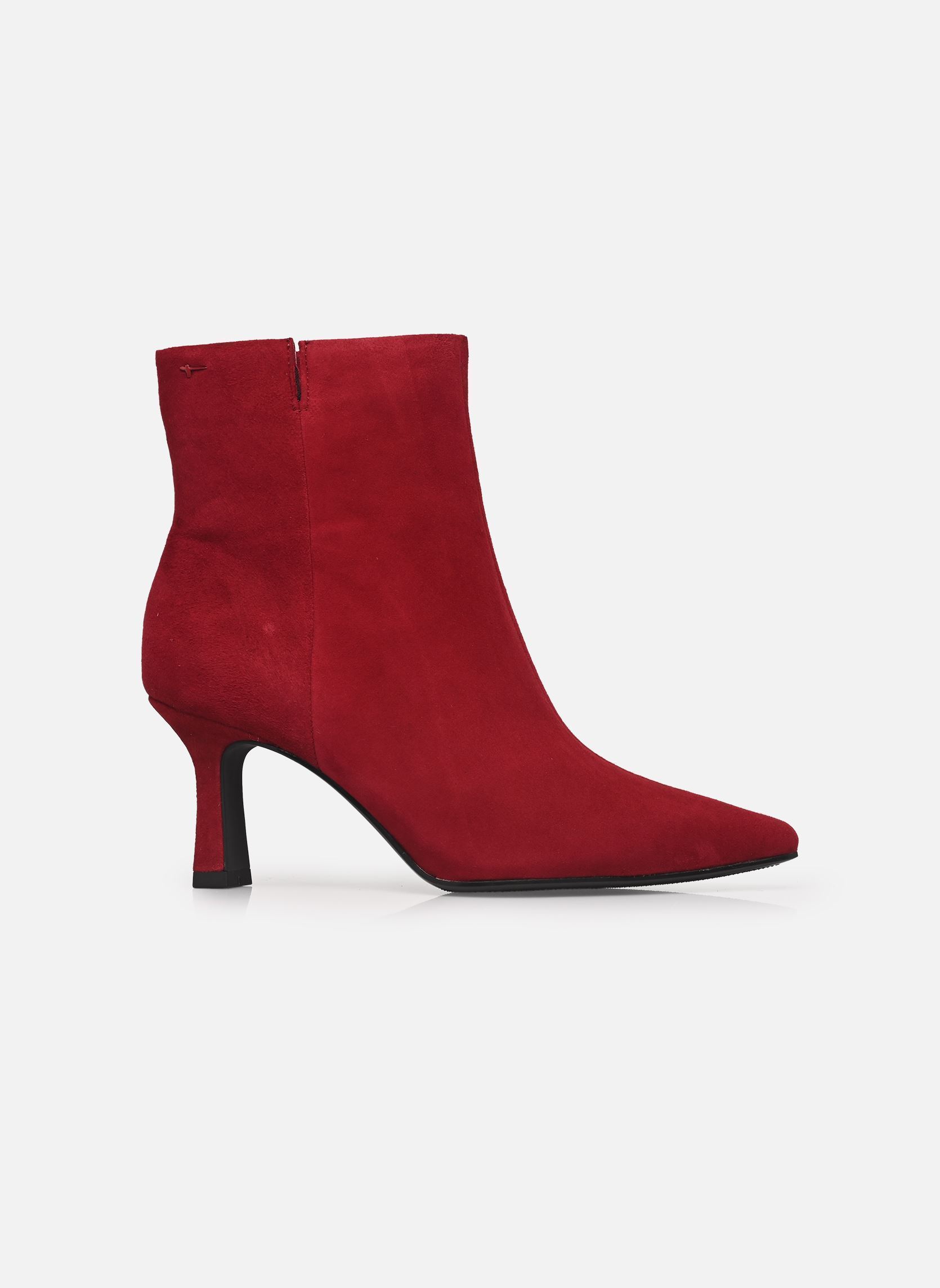 Enkellaarzen en boots 25358-45 dames rood Tamaris Enkellaarzen en boots 25358-45 dames rood RED
