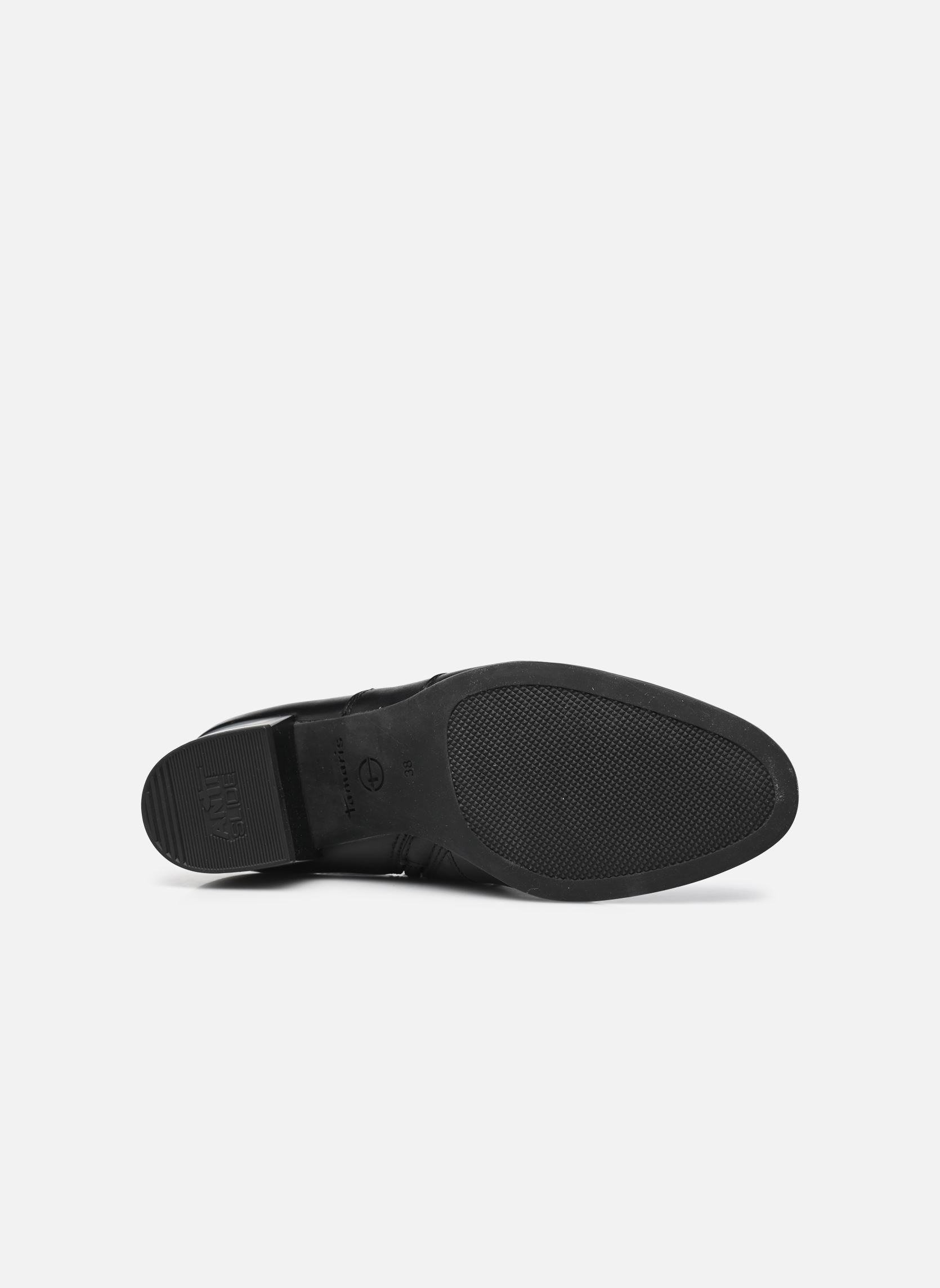 Enkellaarzen en boots 25373-45 dames zwart Tamaris Enkellaarzen en boots 25373-45 dames zwart BLACK