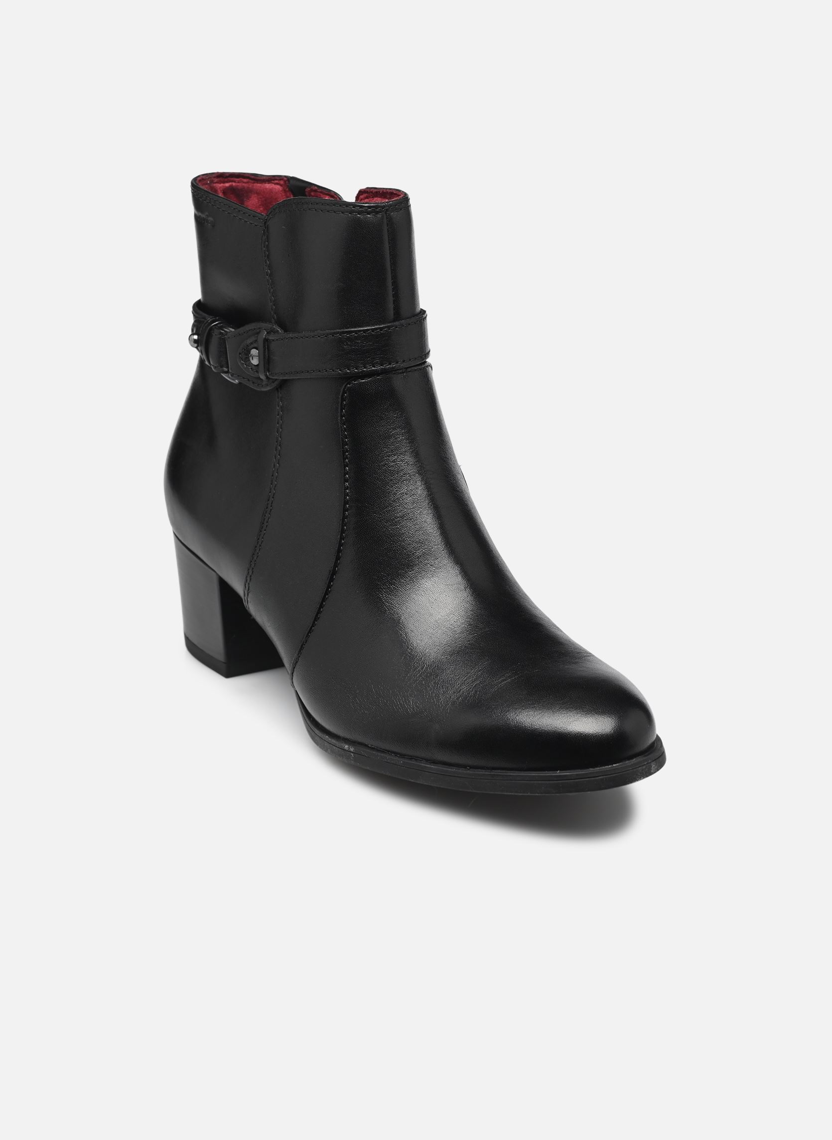 Enkellaarzen en boots 25373-45 dames zwart Tamaris Enkellaarzen en boots 25373-45 dames zwart BLACK