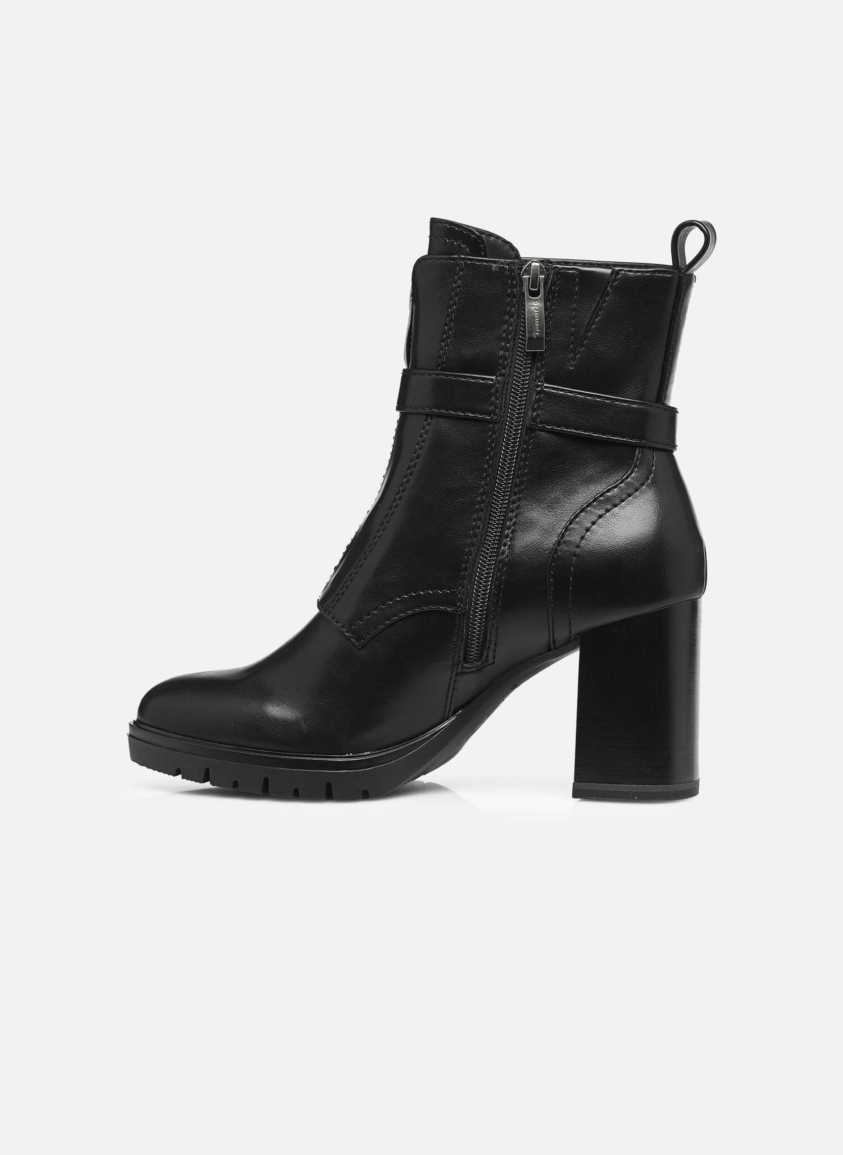 Enkellaarzen en boots 25380-45 dames zwart Tamaris Enkellaarzen en boots 25380-45 dames zwart BLACK
